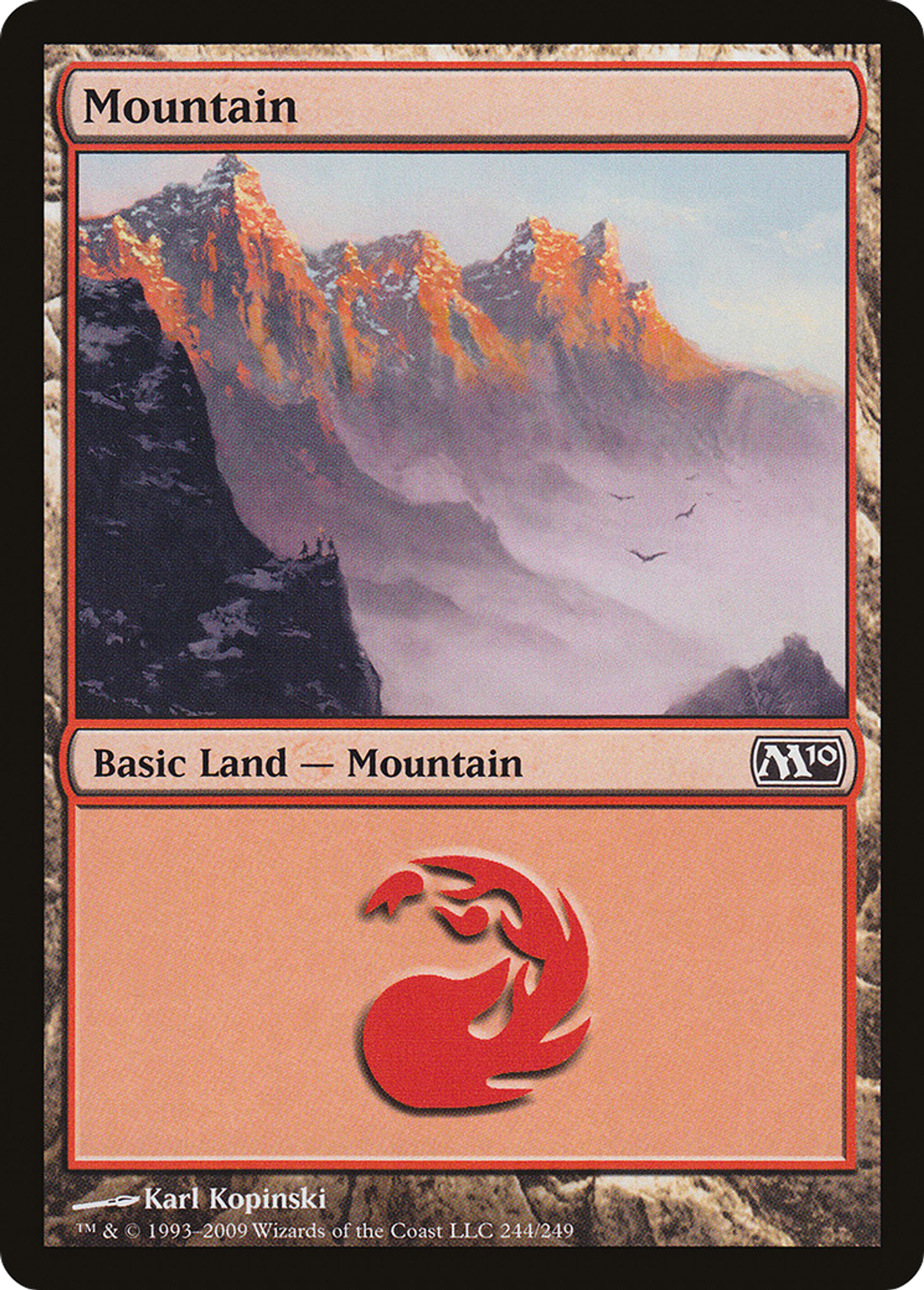 Mountain — Magic 2010 — Magic: The Gathering