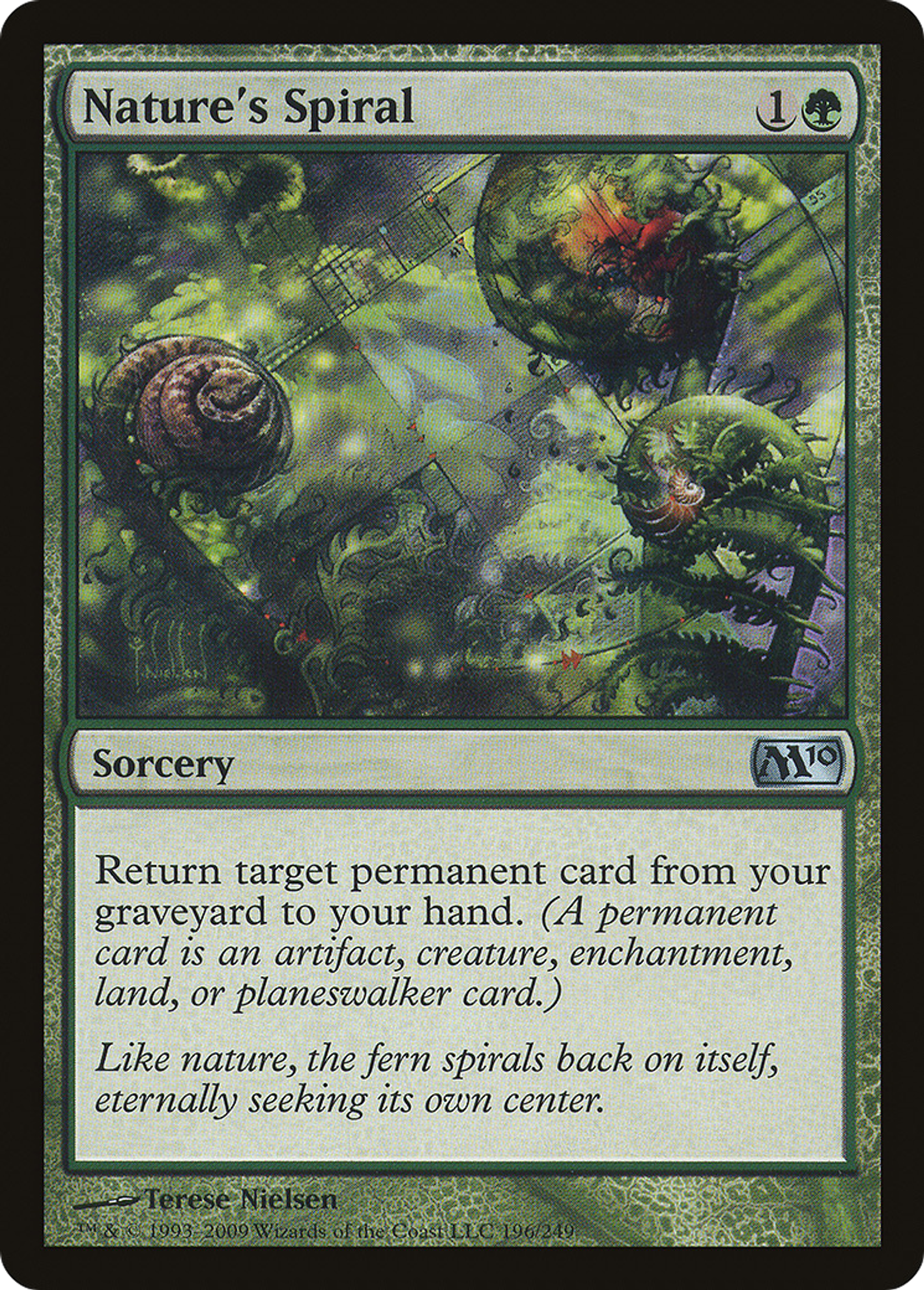 Nature's Spiral — Magic 2010 — Magic: The Gathering