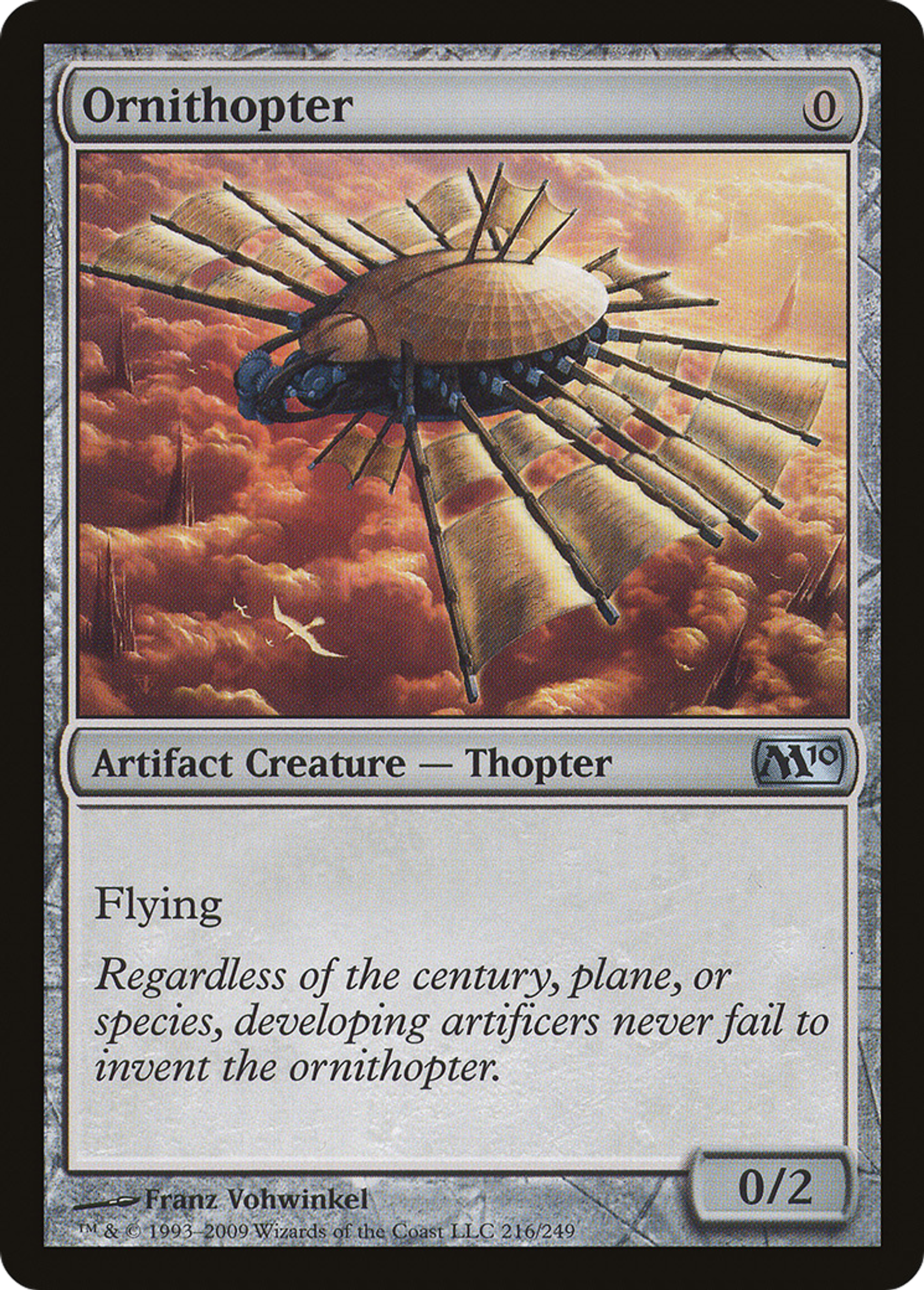 Ornithopter — Magic 2010 — Magic: The Gathering