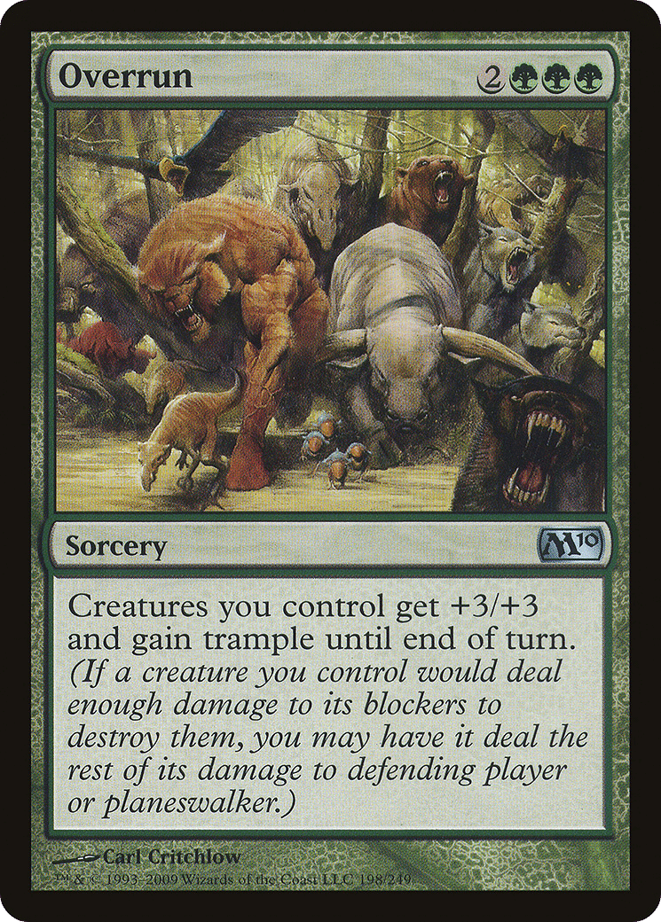 Overrun — Magic 2010 — Magic: The Gathering