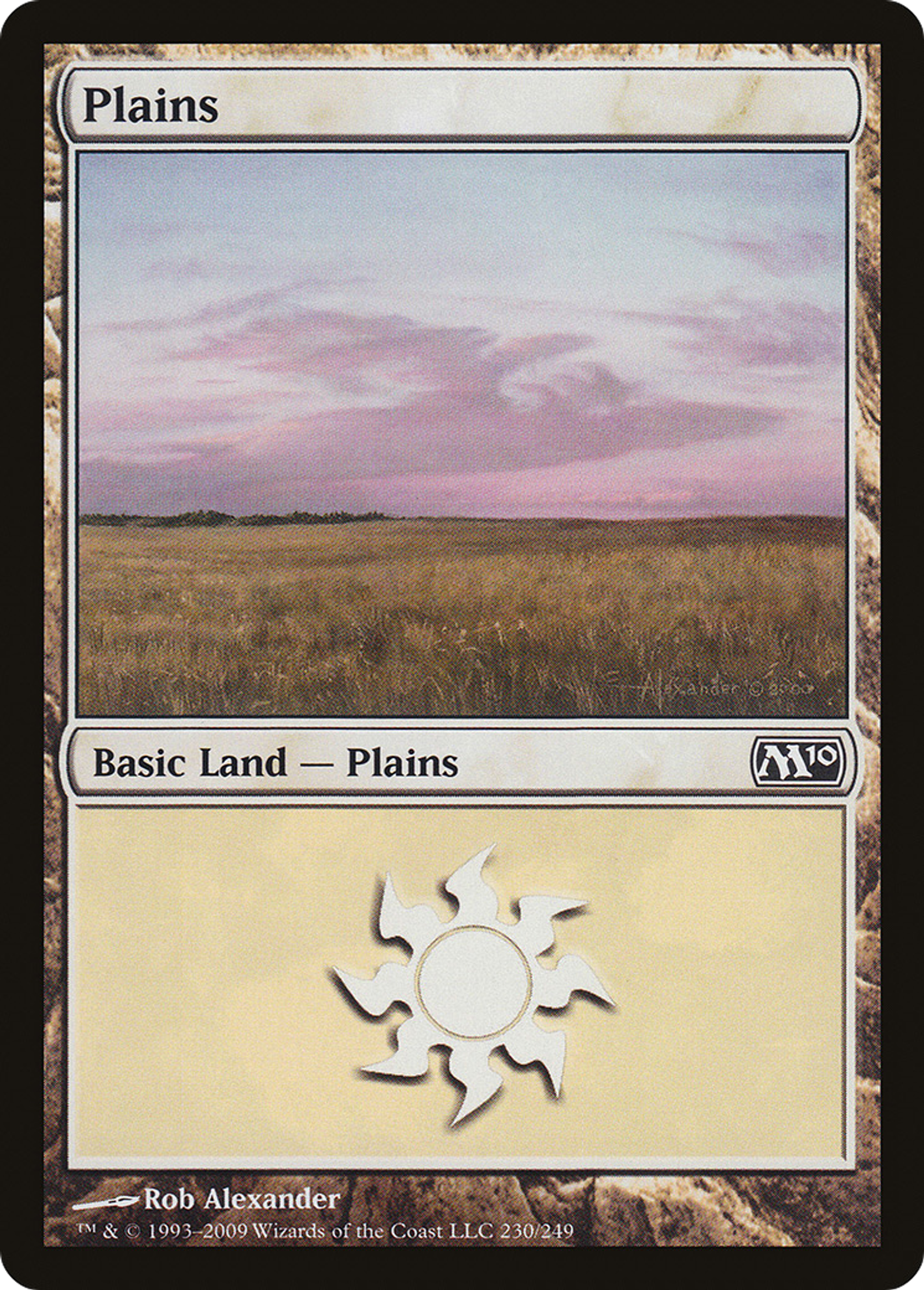 Plains — Magic 2010 — Magic: The Gathering