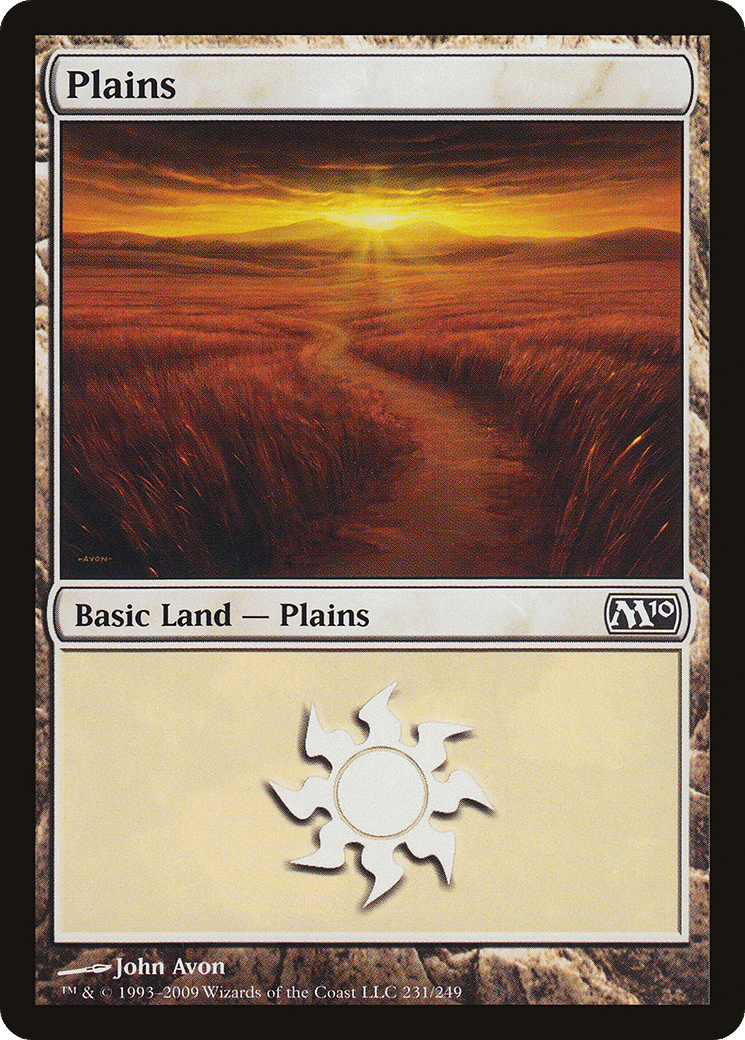 Plains — Magic 2010 — Magic: The Gathering