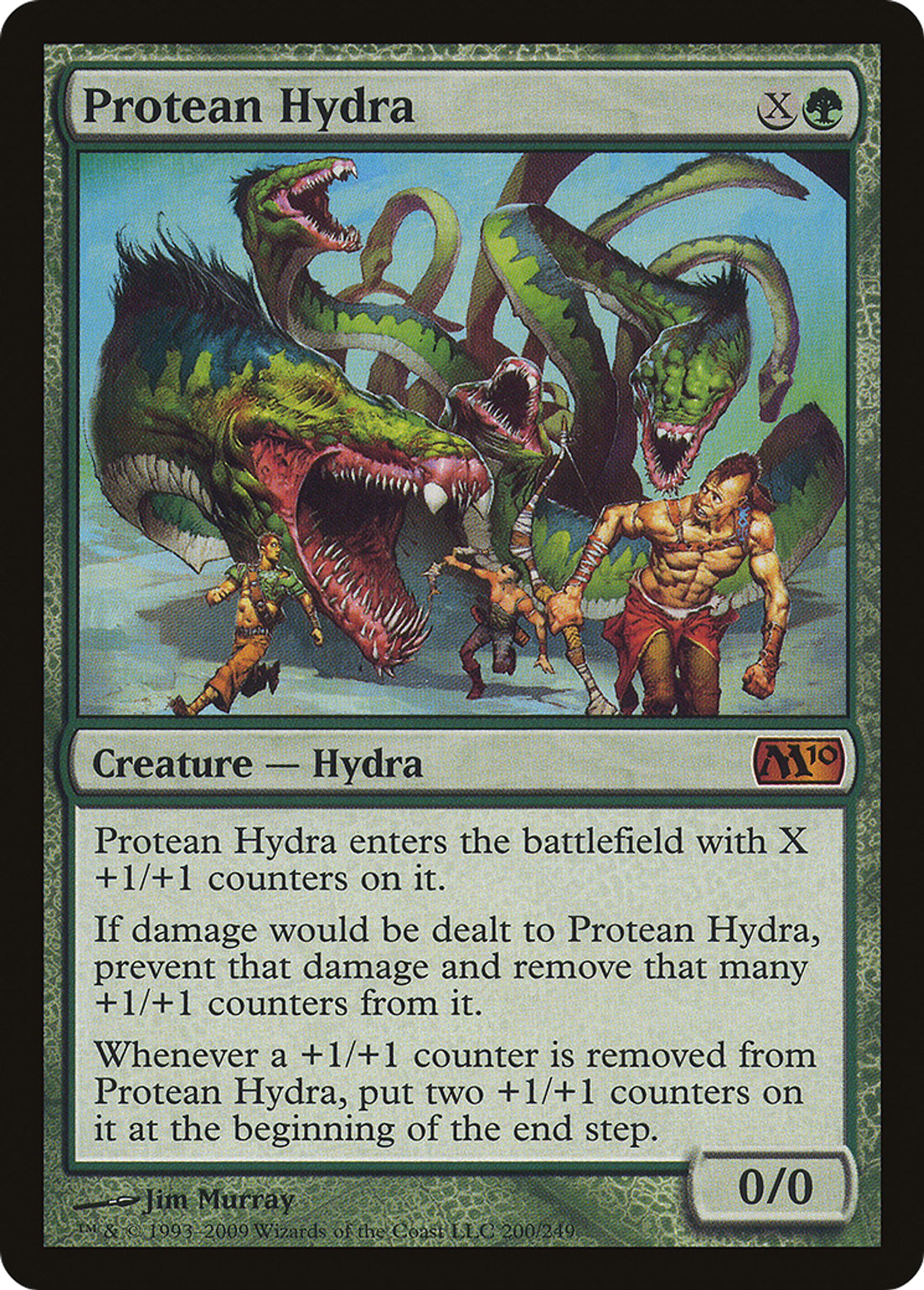 Protean Hydra — Magic 2010 — Magic: The Gathering