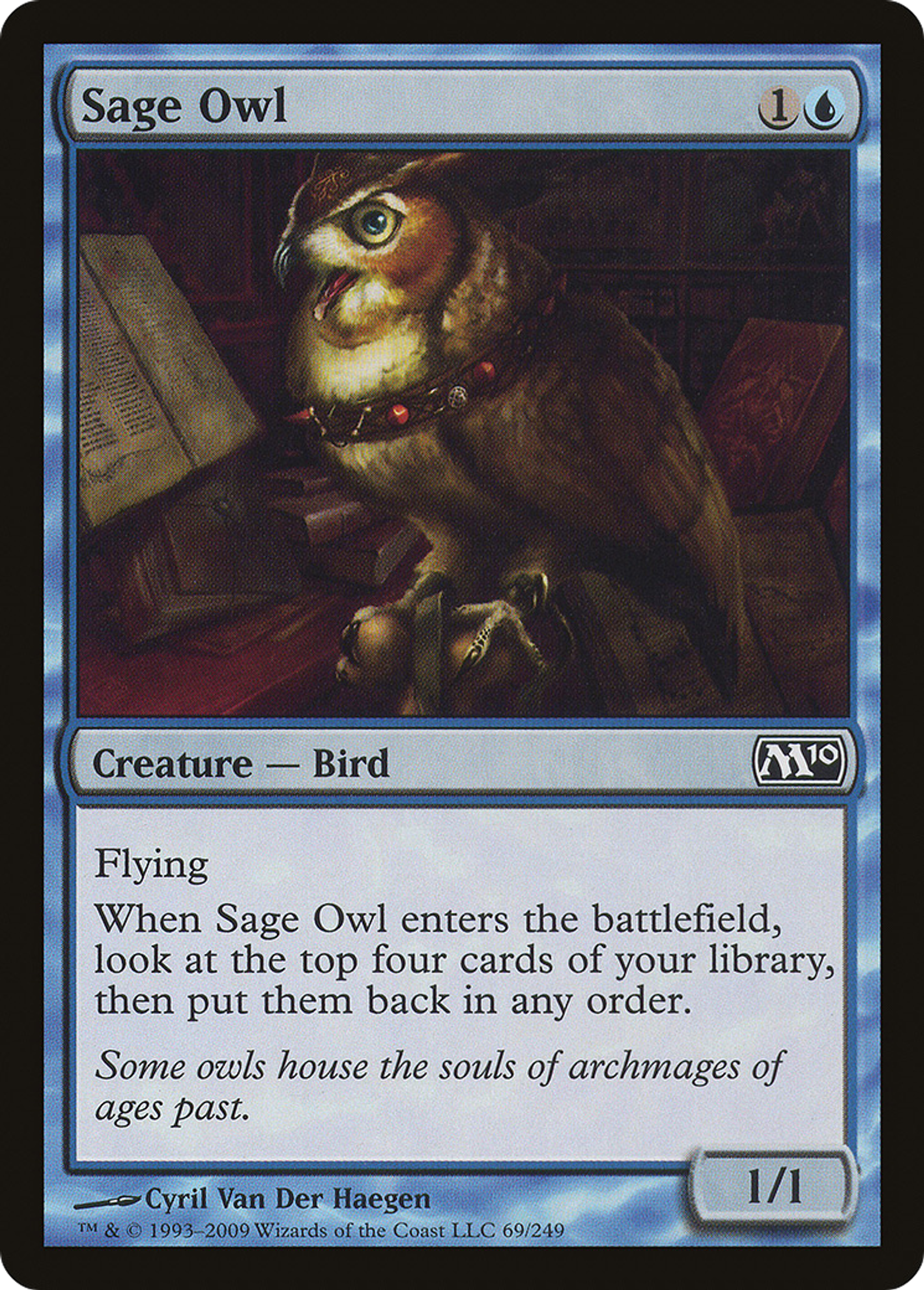 Sage Owl — Magic 2010 — Magic: The Gathering