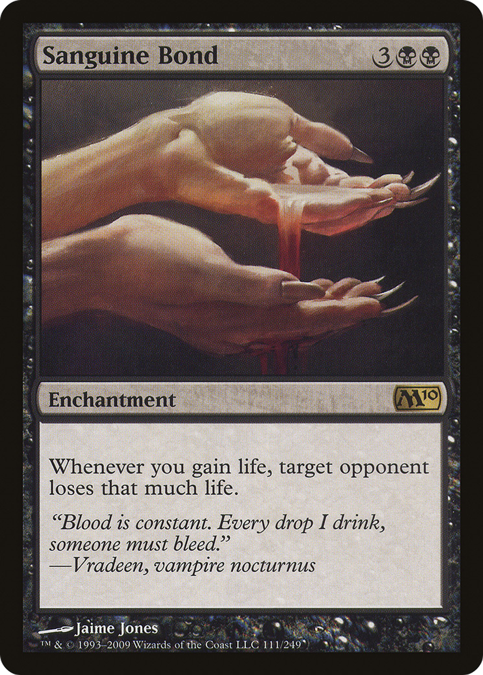 Sanguine Bond — Magic 2010 — Magic: The Gathering