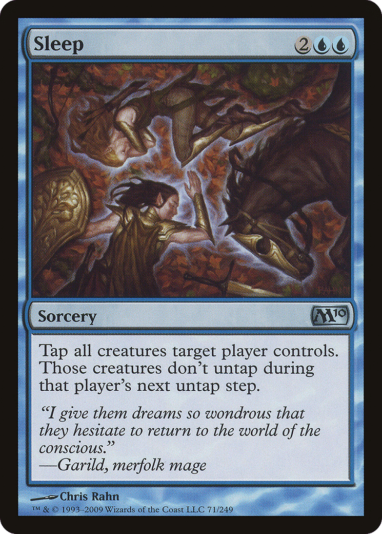 Sleep — Magic 2010 — Magic: The Gathering