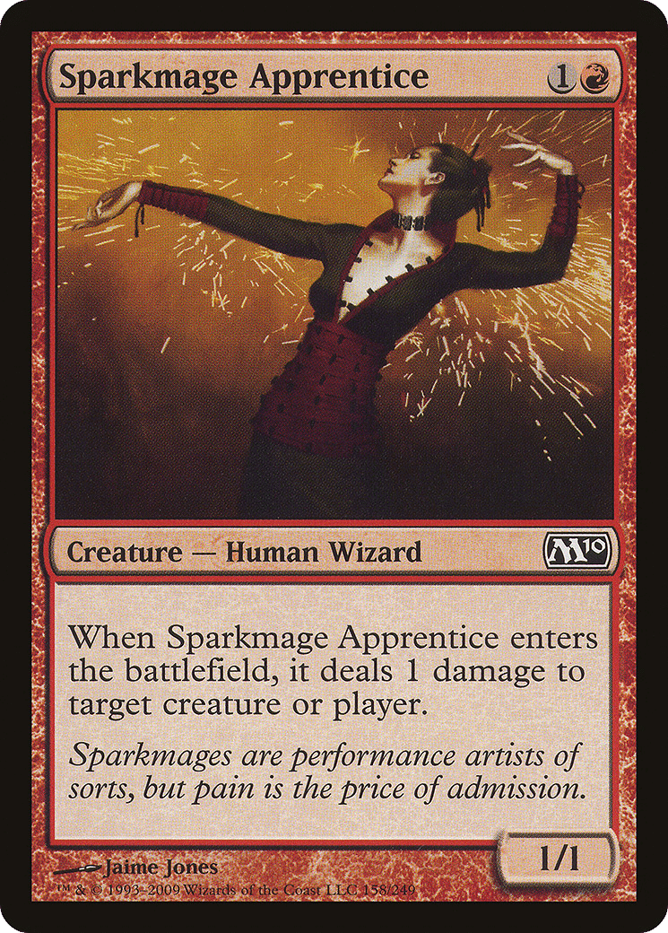 Sparkmage Apprentice — Magic 2010 — Magic: The Gathering