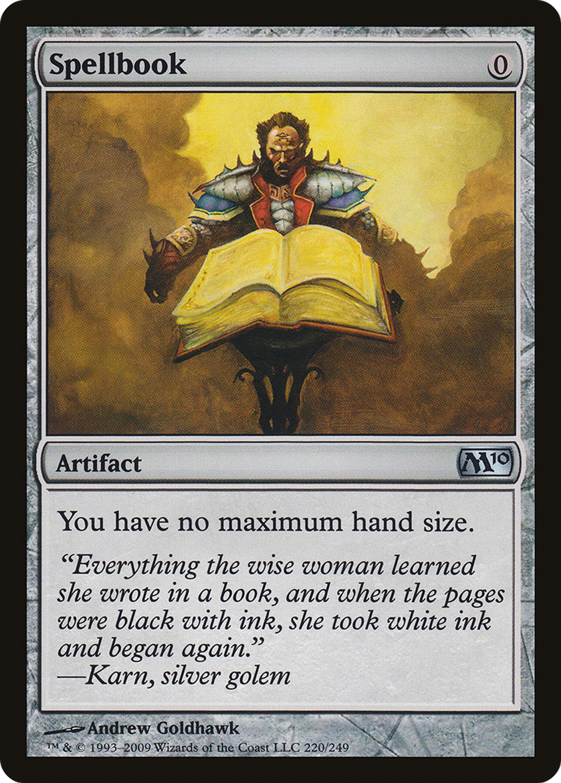 Spellbook — Magic 2010 — Magic: The Gathering