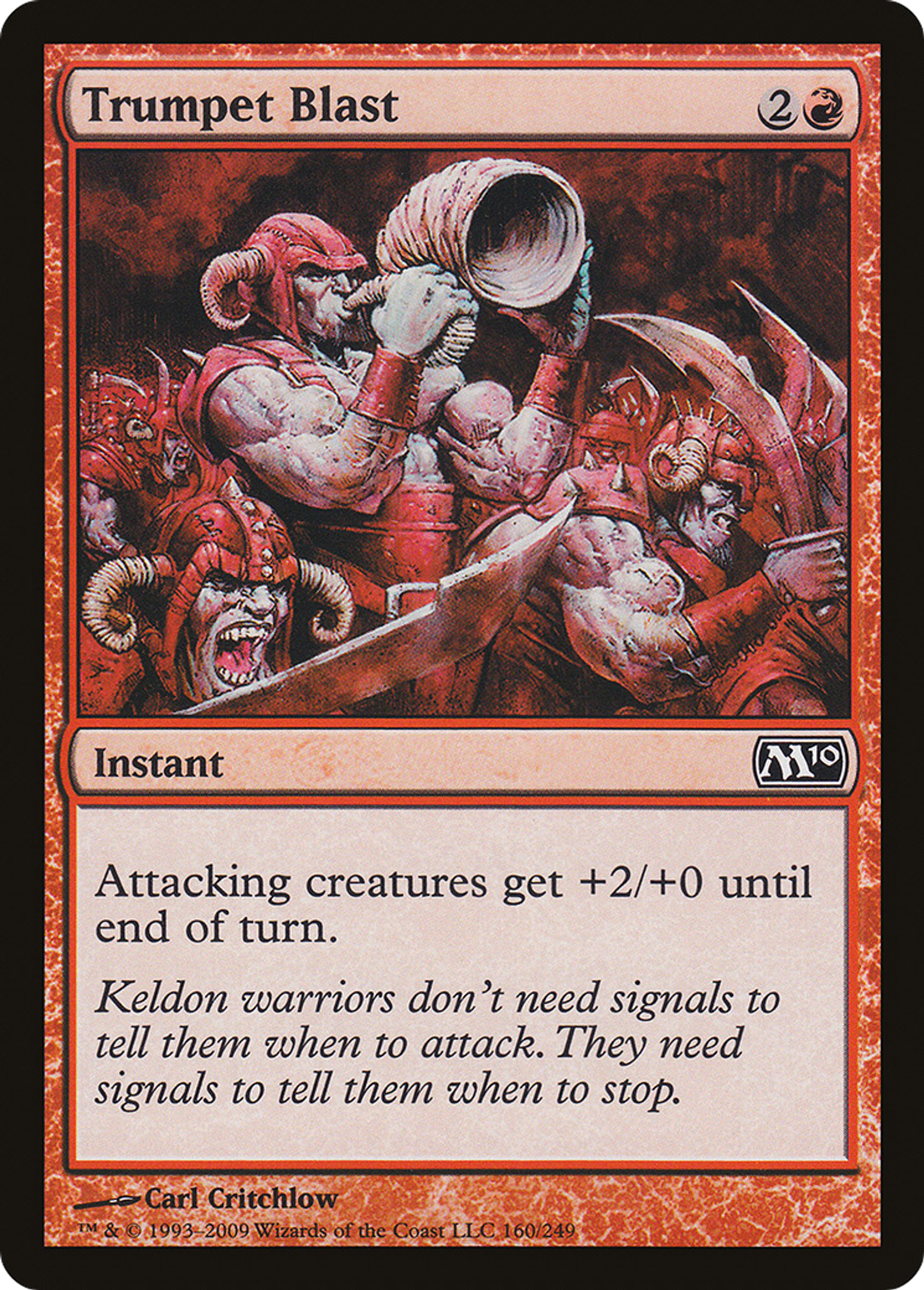 Trumpet Blast — Magic 2010 — Magic: The Gathering