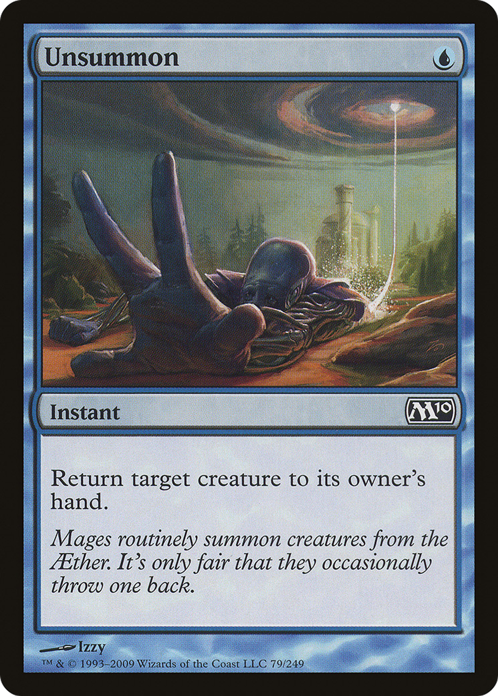 Unsummon — Magic 2010 — Magic: The Gathering