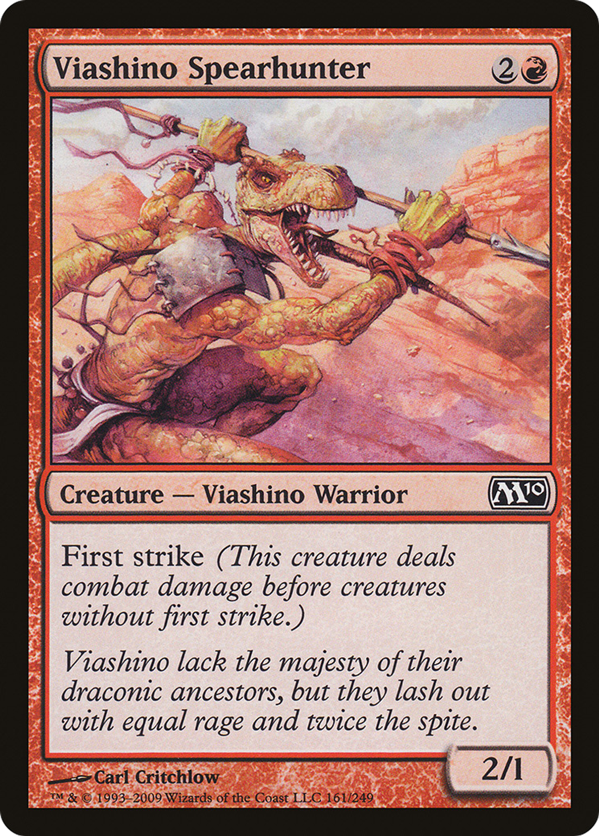 Viashino Spearhunter — Magic 2010 — Magic: The Gathering