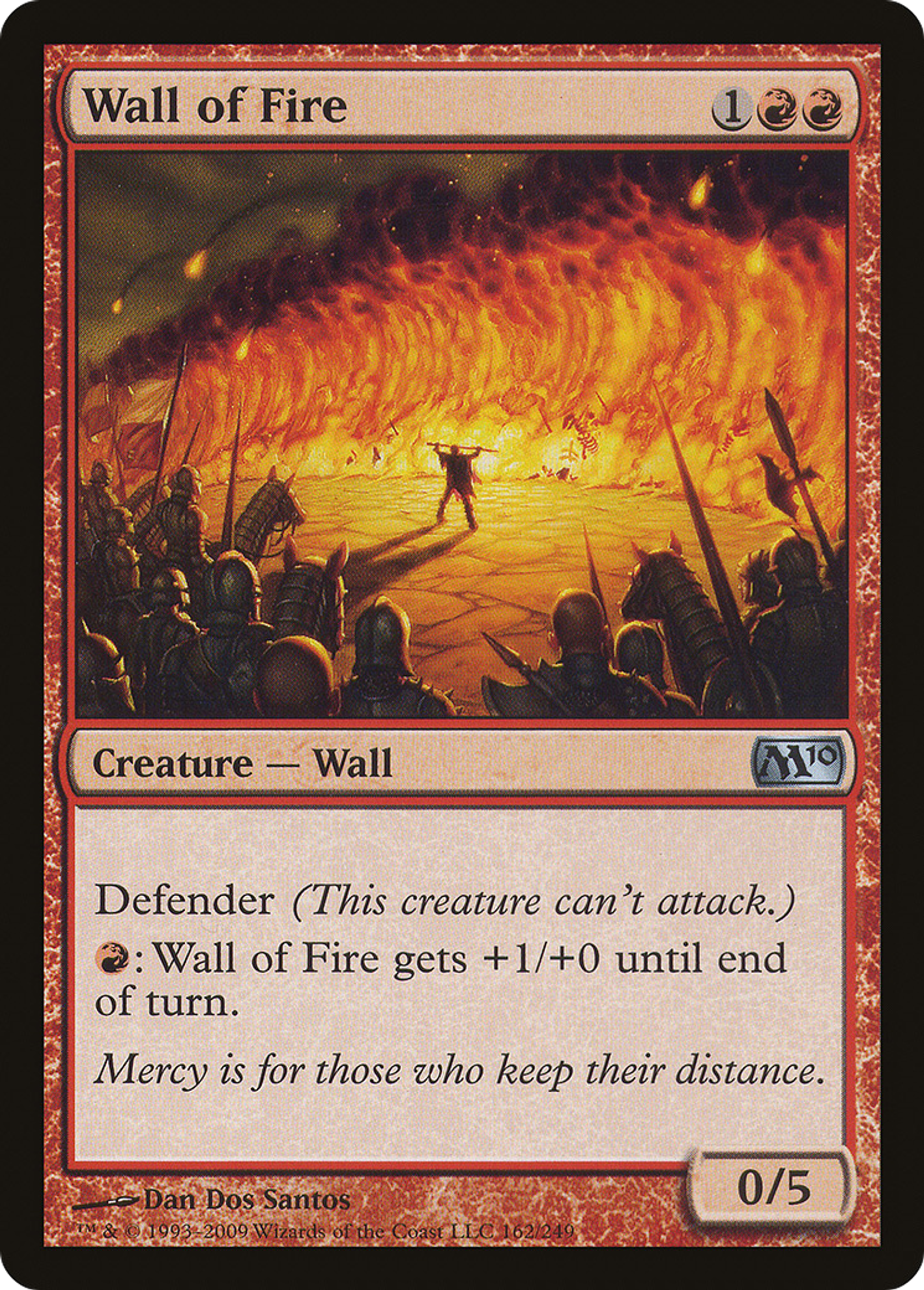 Wall of Fire — Magic 2010 — Magic: The Gathering