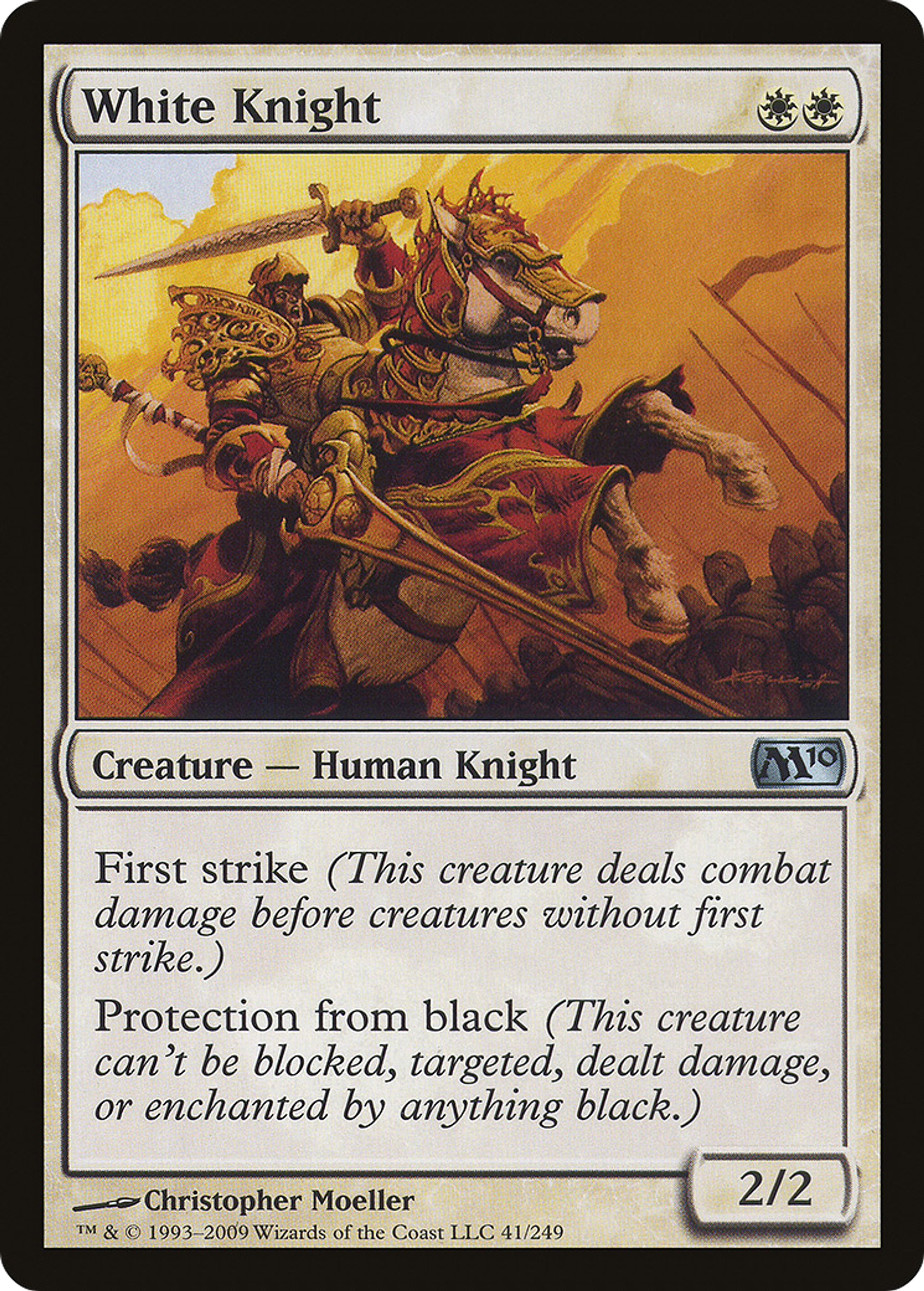 White Knight — Magic 2010 — Magic: The Gathering