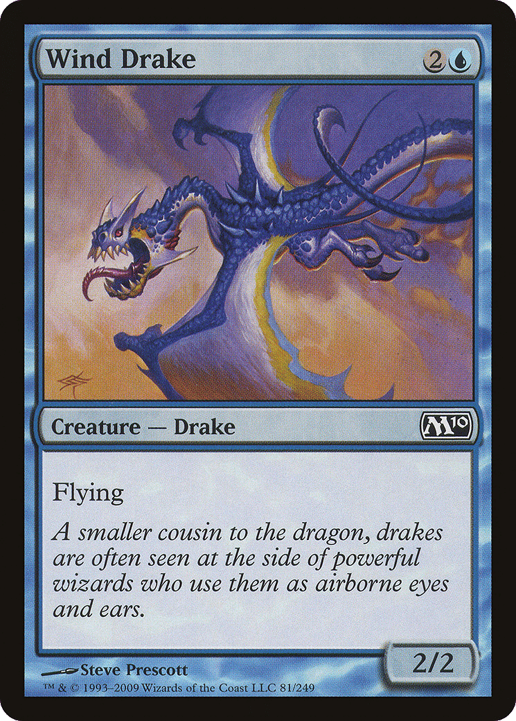 Wind Drake — Magic 2010 — Magic: The Gathering