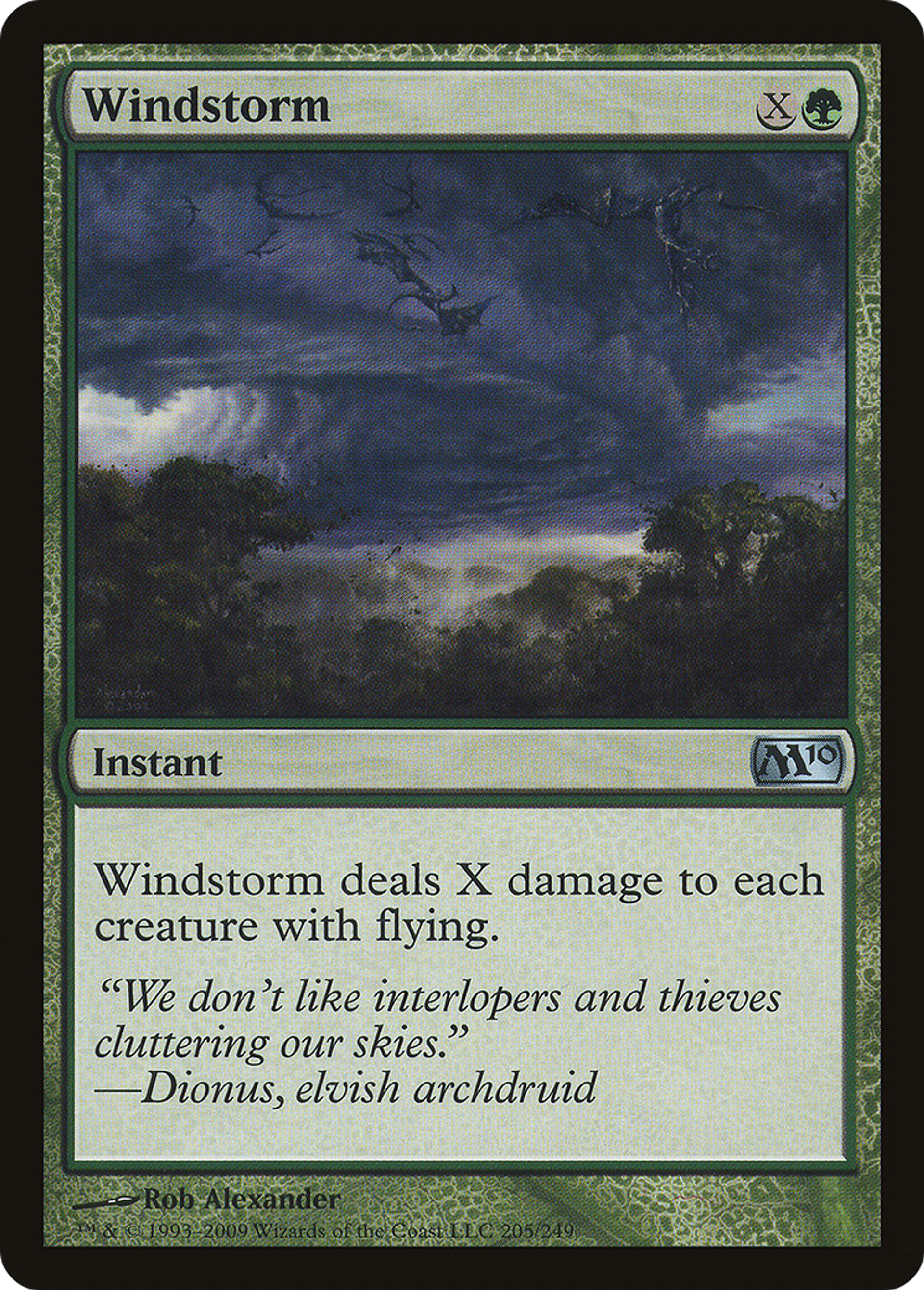Windstorm — Magic 2010 — Magic: The Gathering