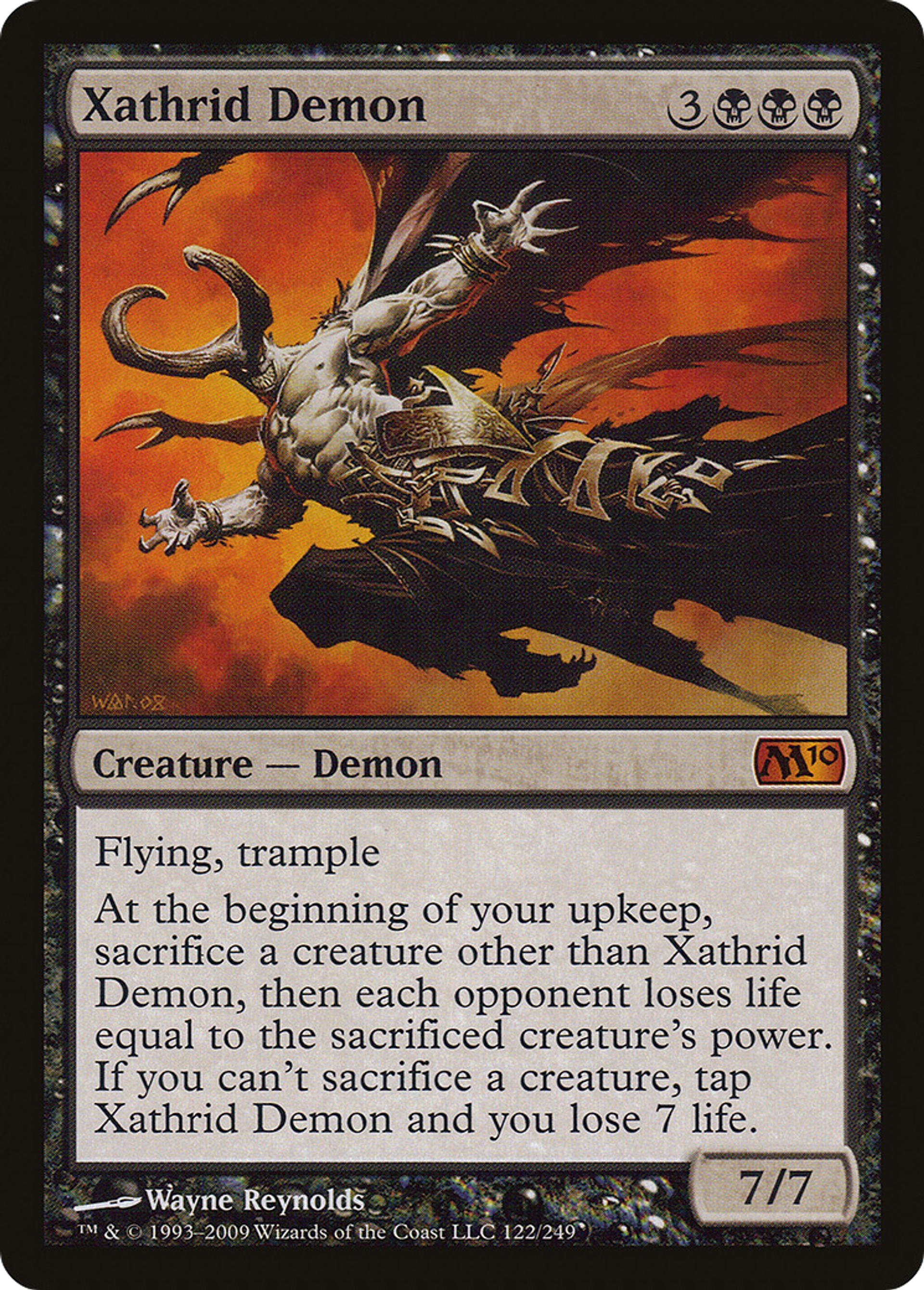 Xathrid Demon — Magic 2010 — Magic: The Gathering