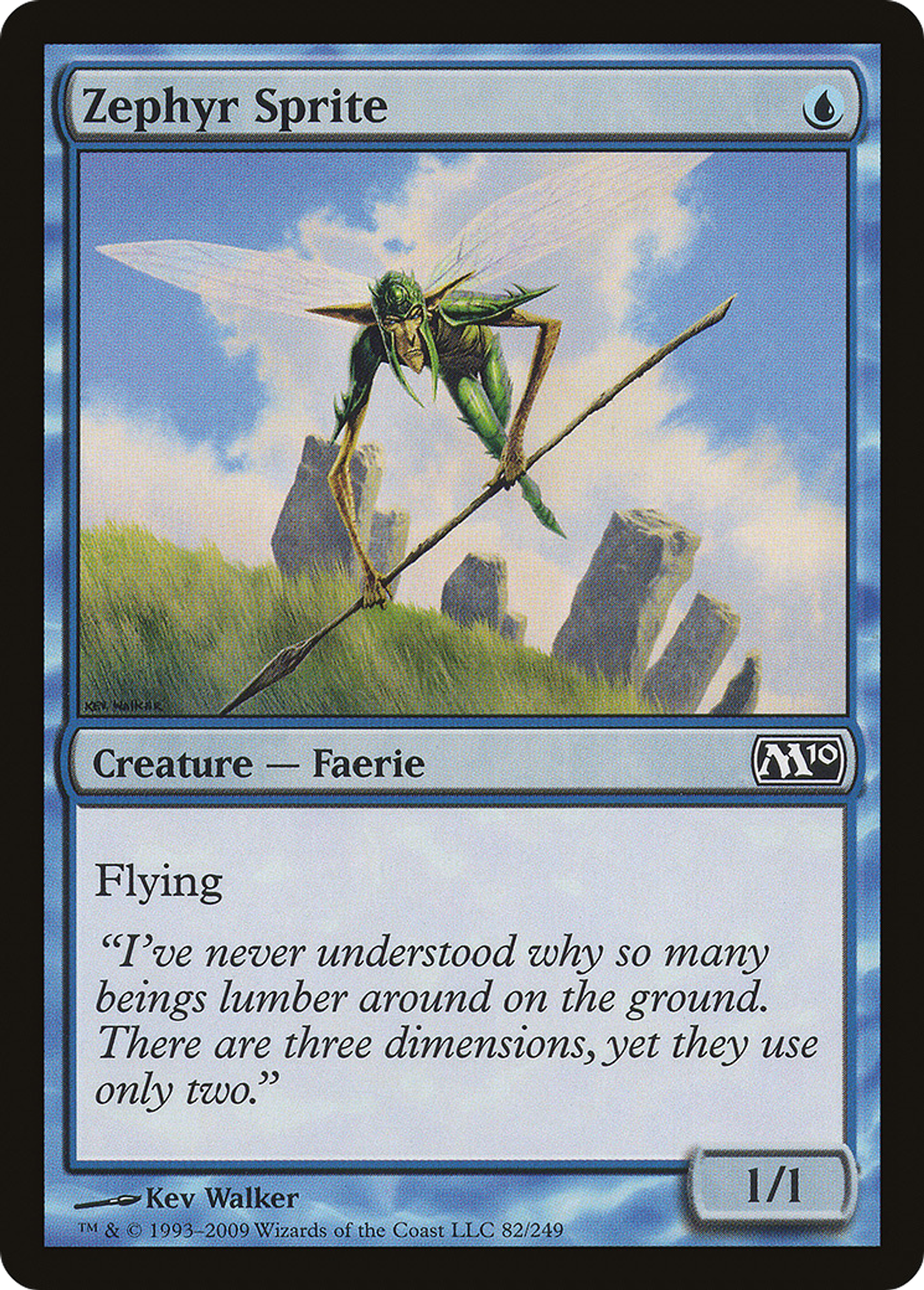 Zephyr Sprite — Magic 2010 — Magic: The Gathering