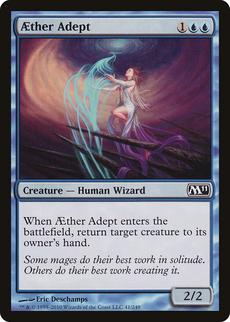 Aether Adept — Magic 2011 — Magic: The Gathering