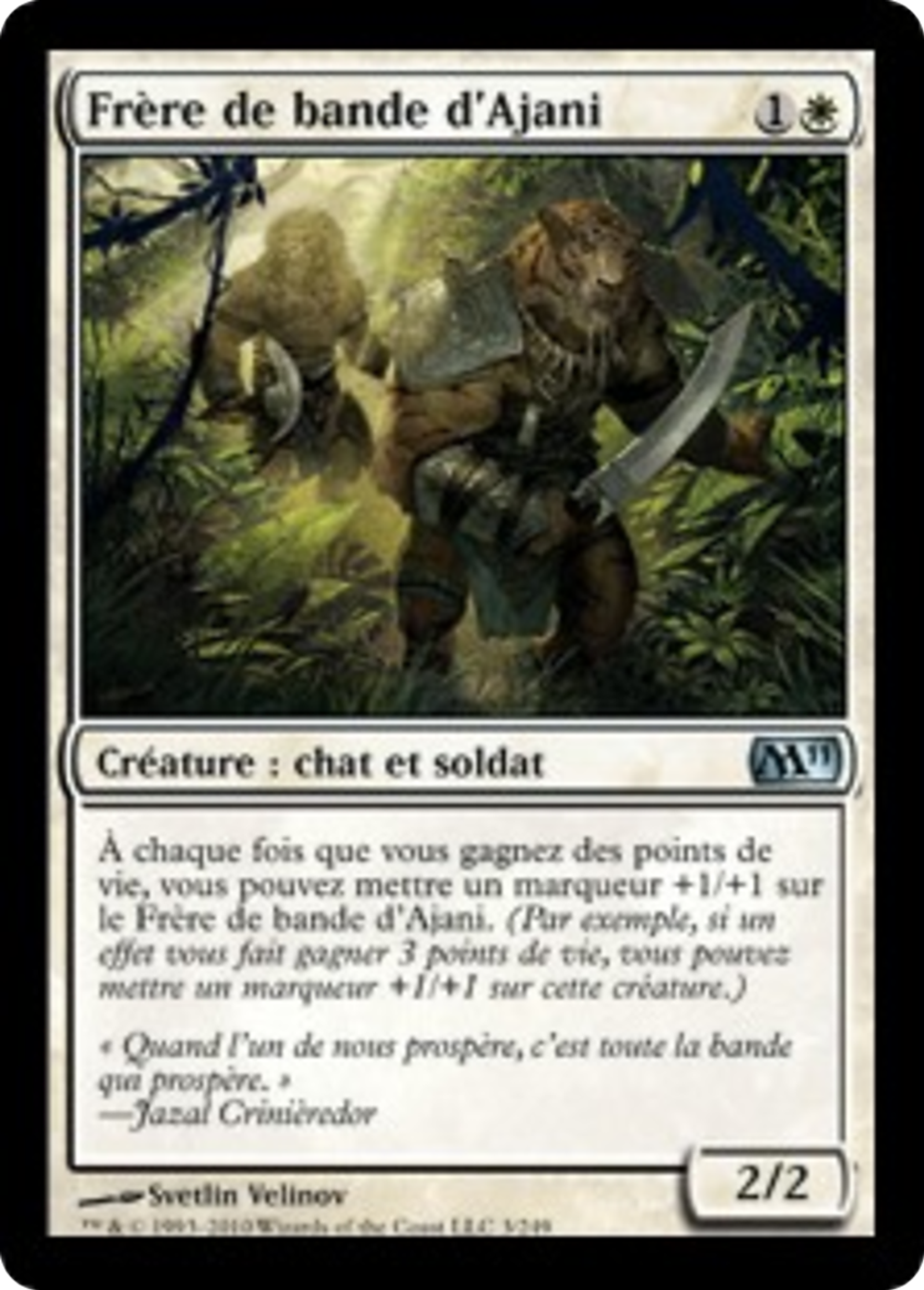 Frère de bande d'Ajani — Magic 2011 — Magic: The Gathering