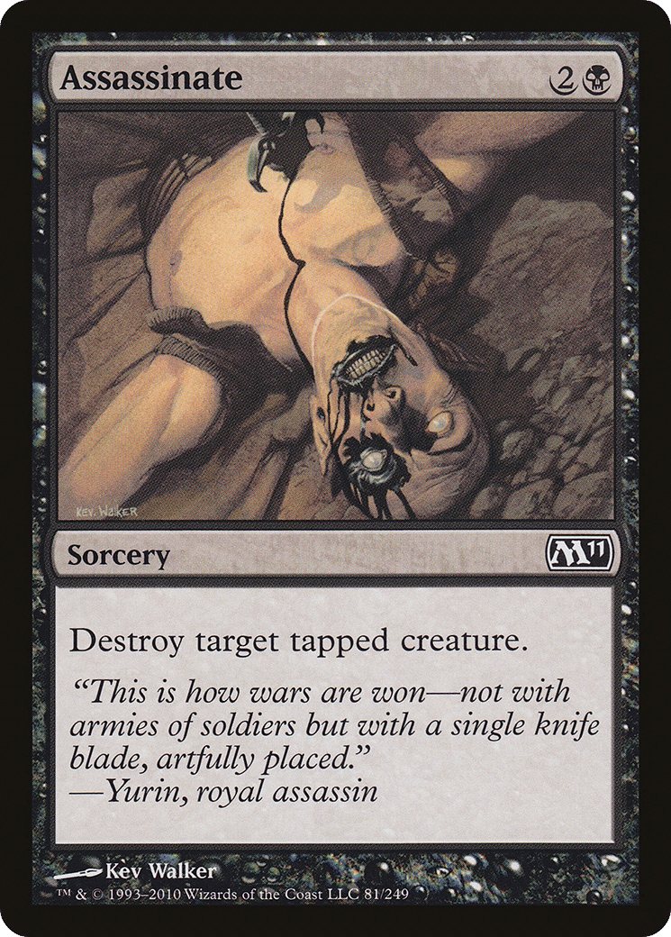 Assassinate — Magic 2011 — Magic: The Gathering