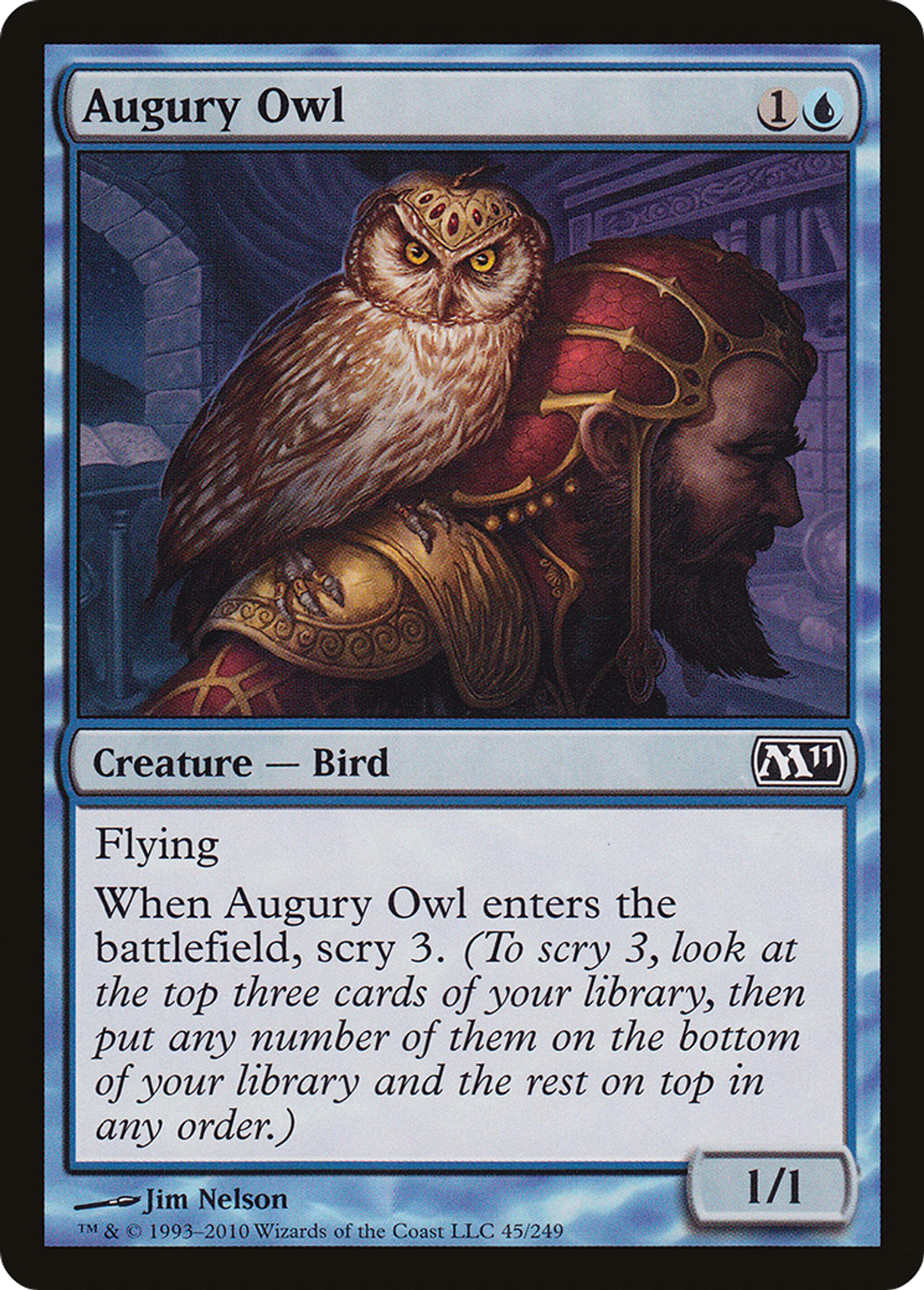 Augury Owl — Magic 2011 — Magic: The Gathering