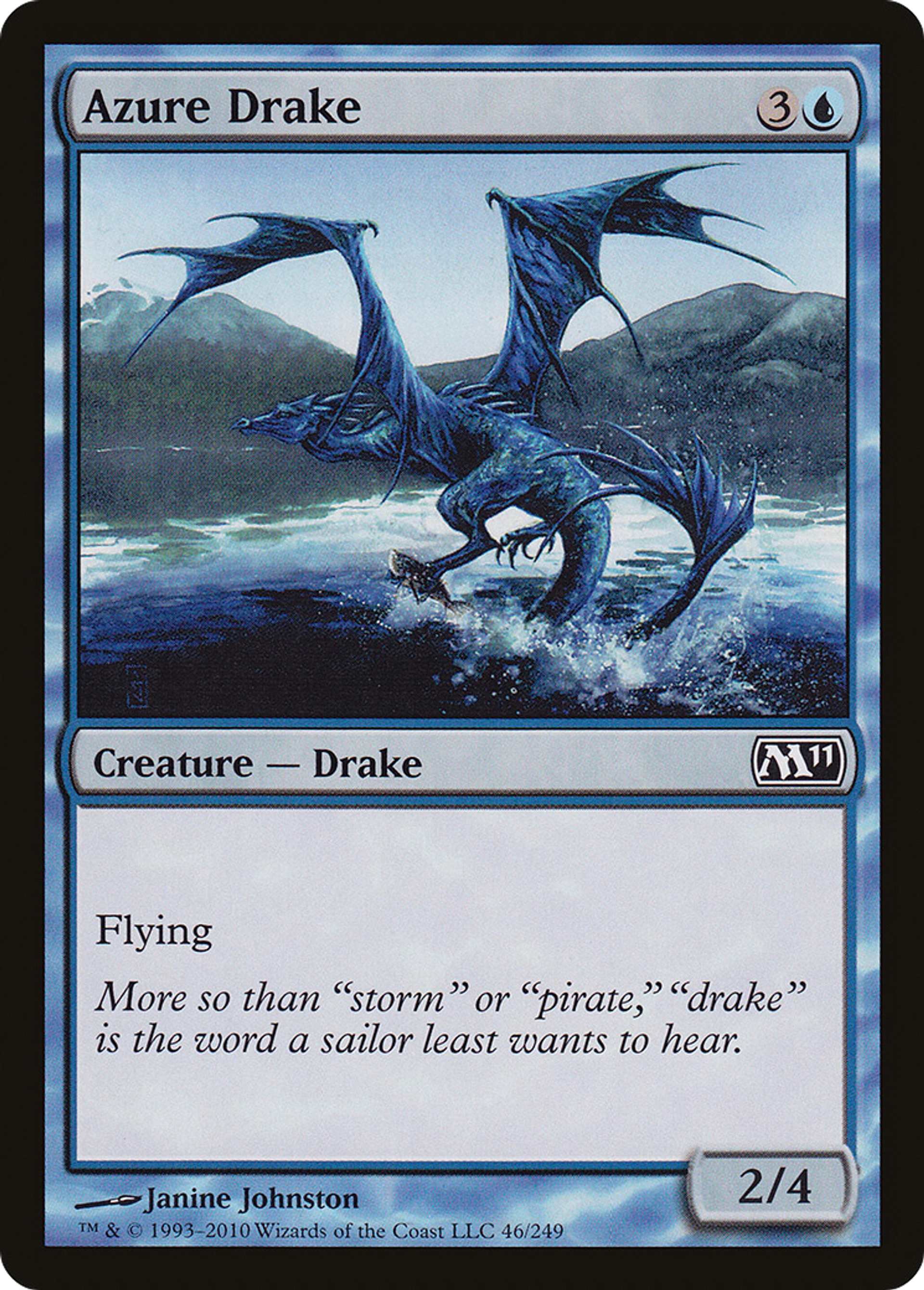 Azure Drake — Magic 2011 — Magic: The Gathering