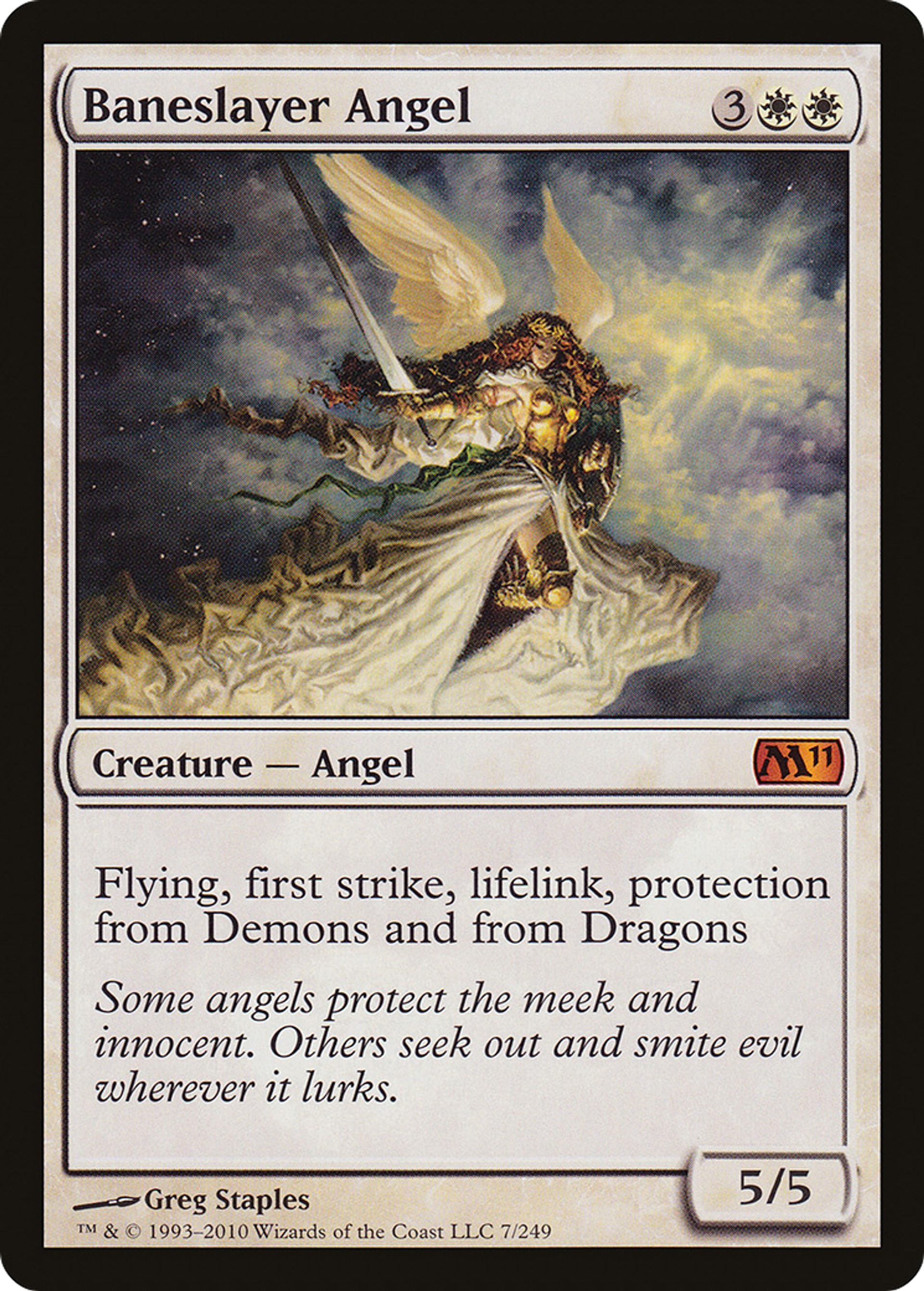 Baneslayer Angel — Magic 2011 — Magic: The Gathering