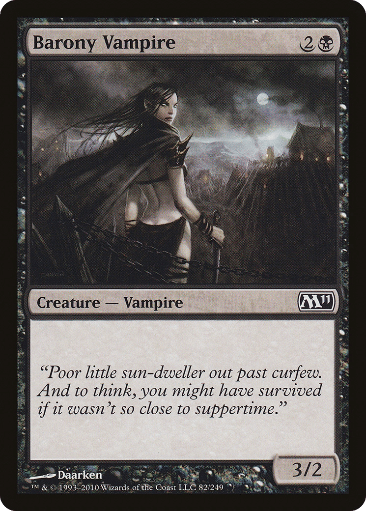 Barony Vampire — Magic 2011 — Magic: The Gathering