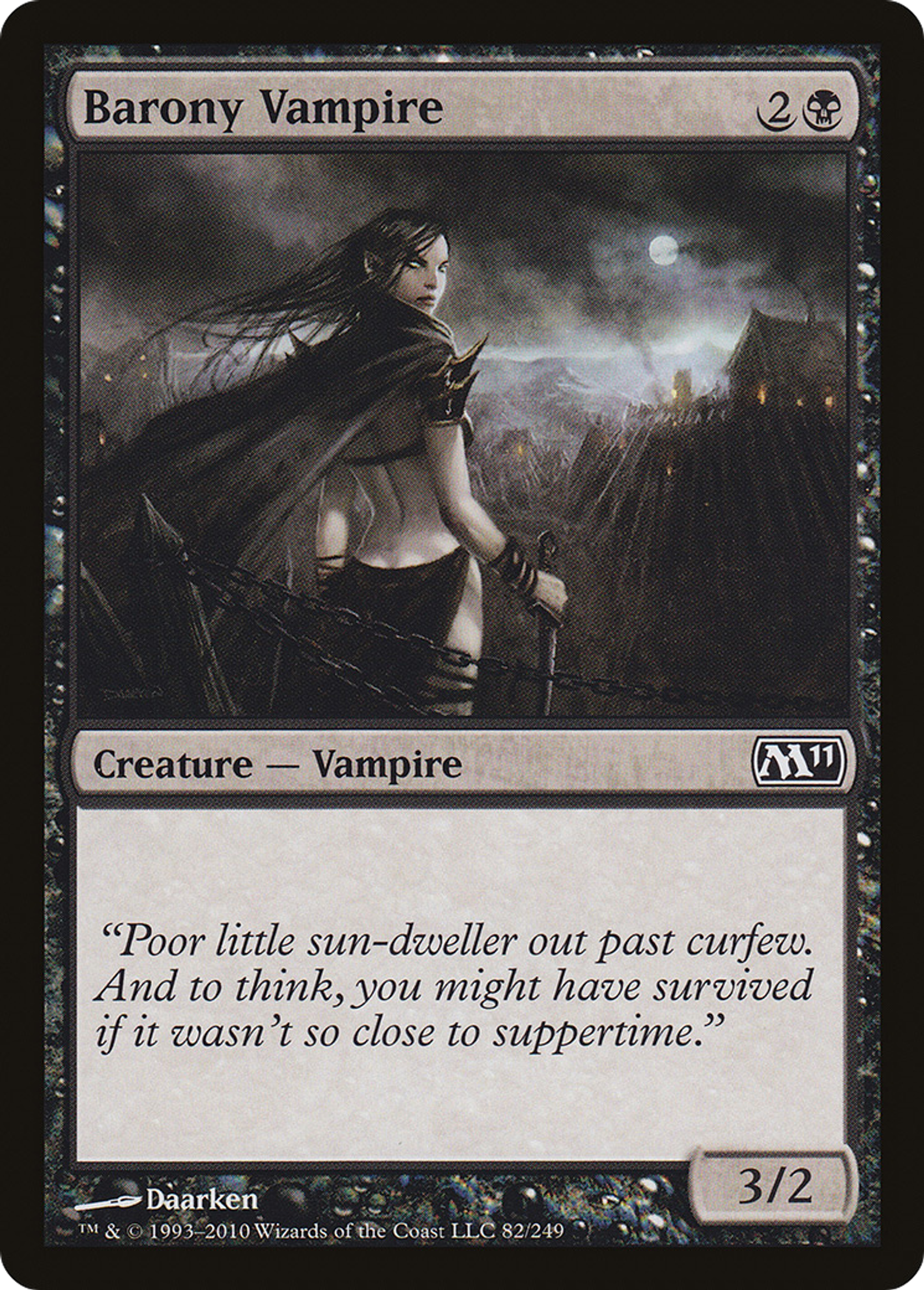 Barony Vampire — Magic 2011 — Magic: The Gathering