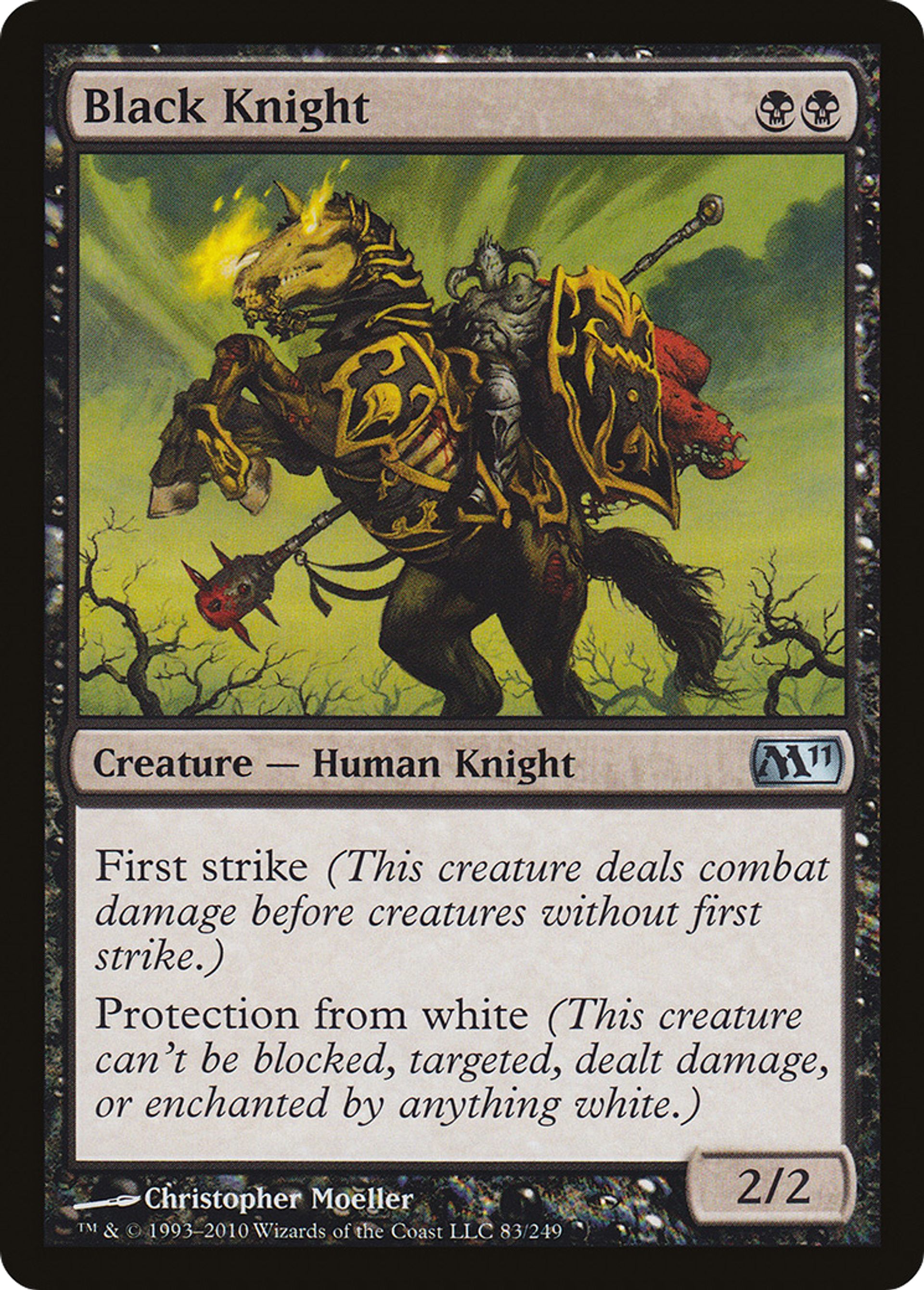 Black Knight — Magic 2011 — Magic: The Gathering