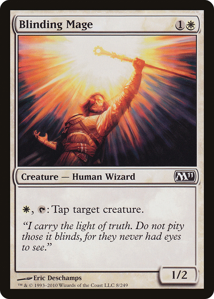 Blinding Mage — Magic 2011 — Magic: The Gathering