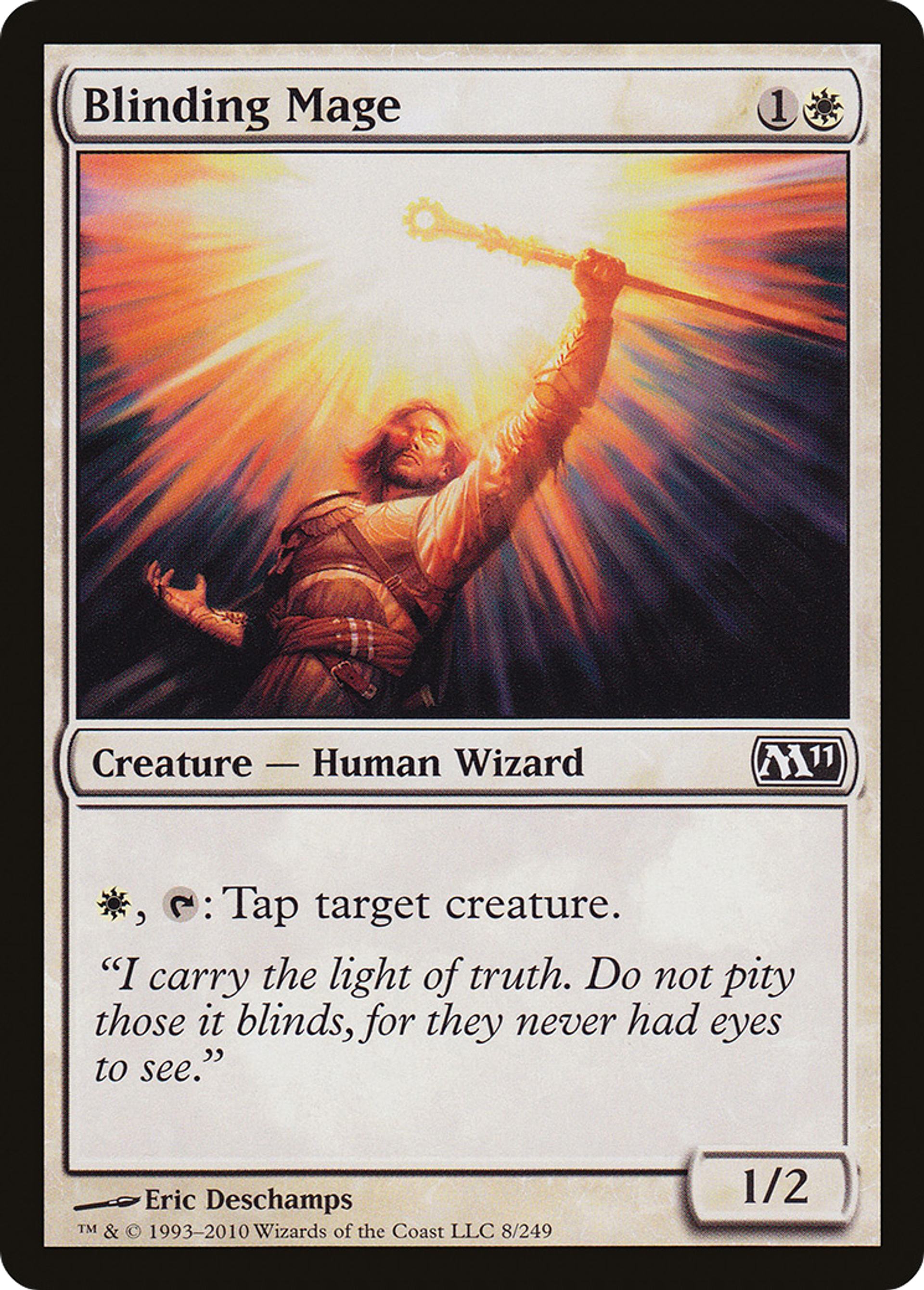 Blinding Mage — Magic 2011 — Magic: The Gathering