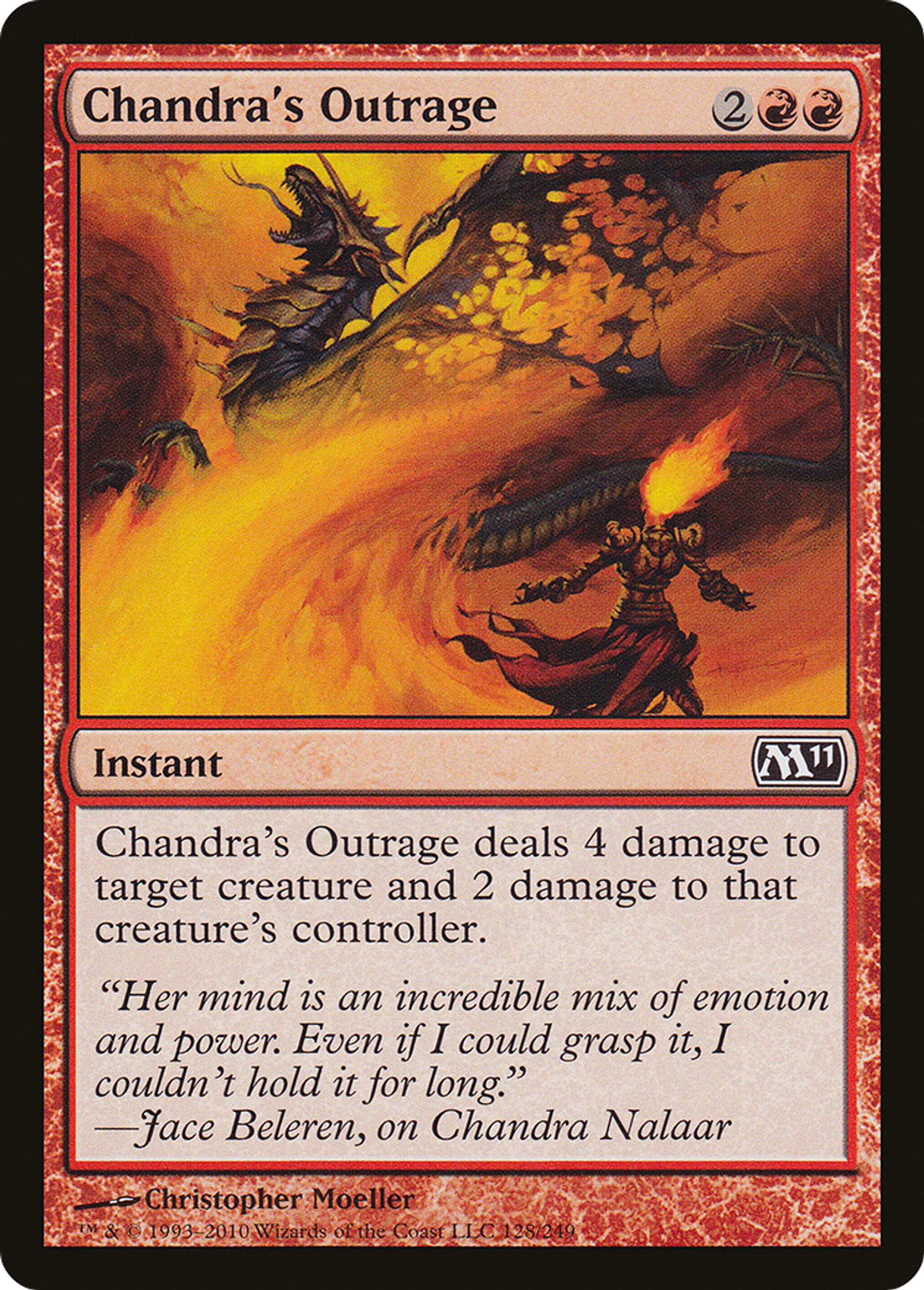 Chandra's Outrage — Magic 2011 — Magic: The Gathering