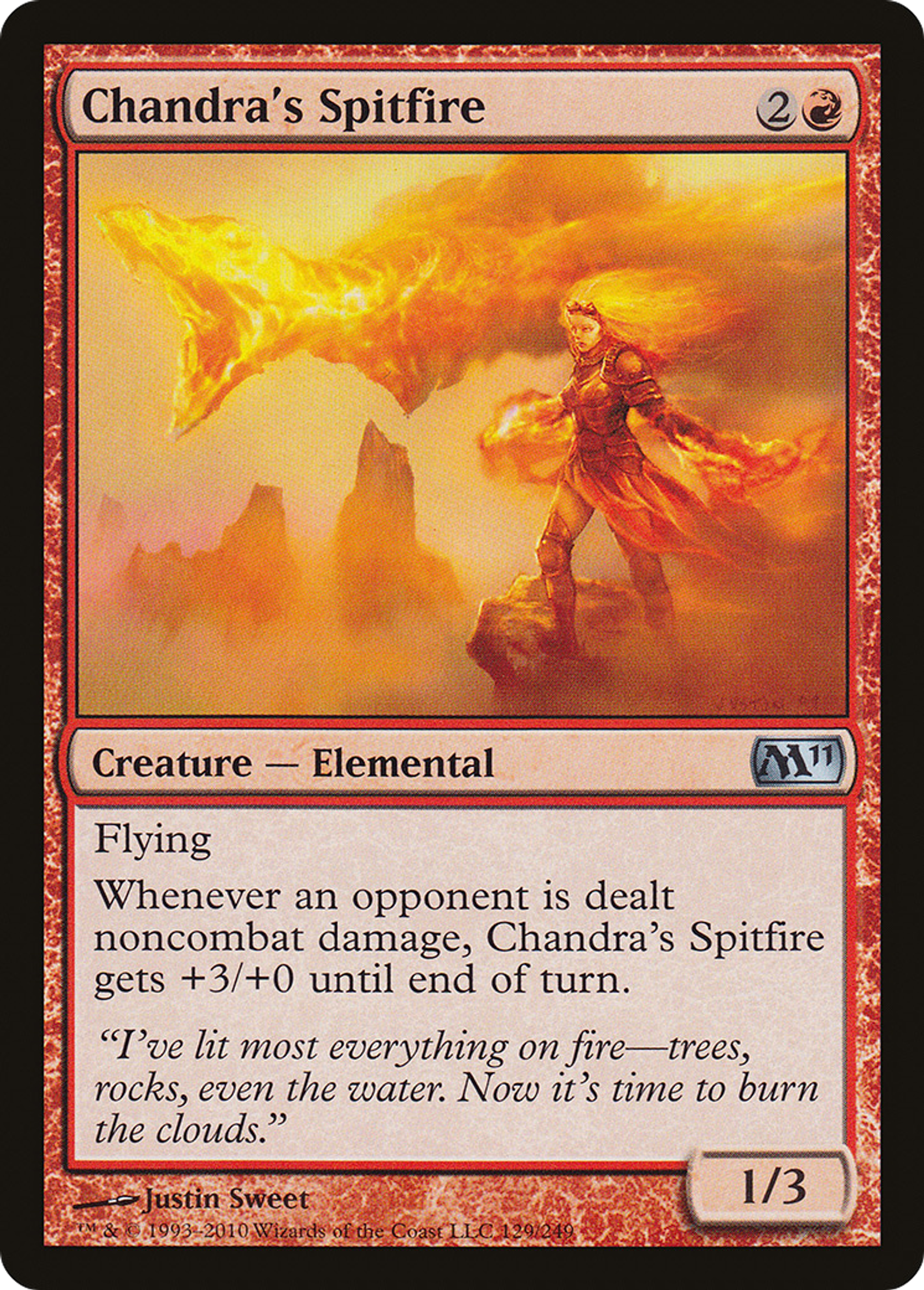 Chandra's Spitfire — Magic 2011 — Magic: The Gathering