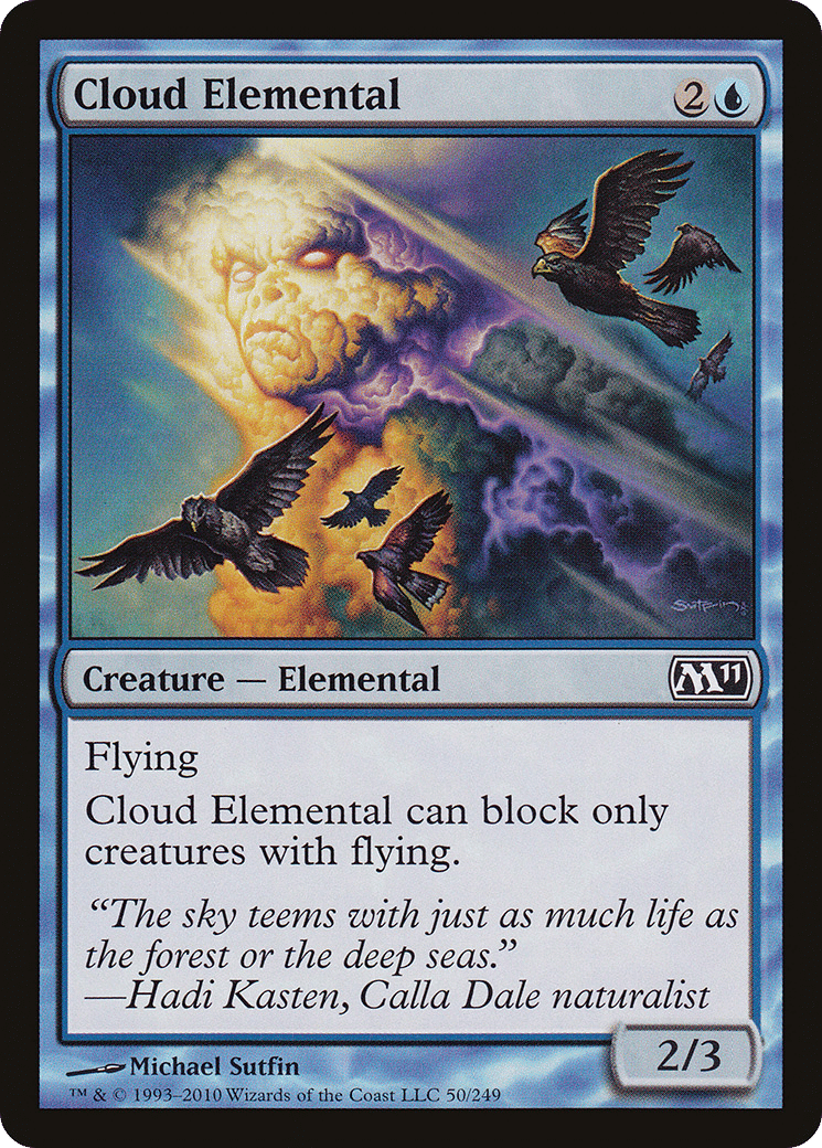 Cloud Elemental — Magic 2011 — Magic: The Gathering