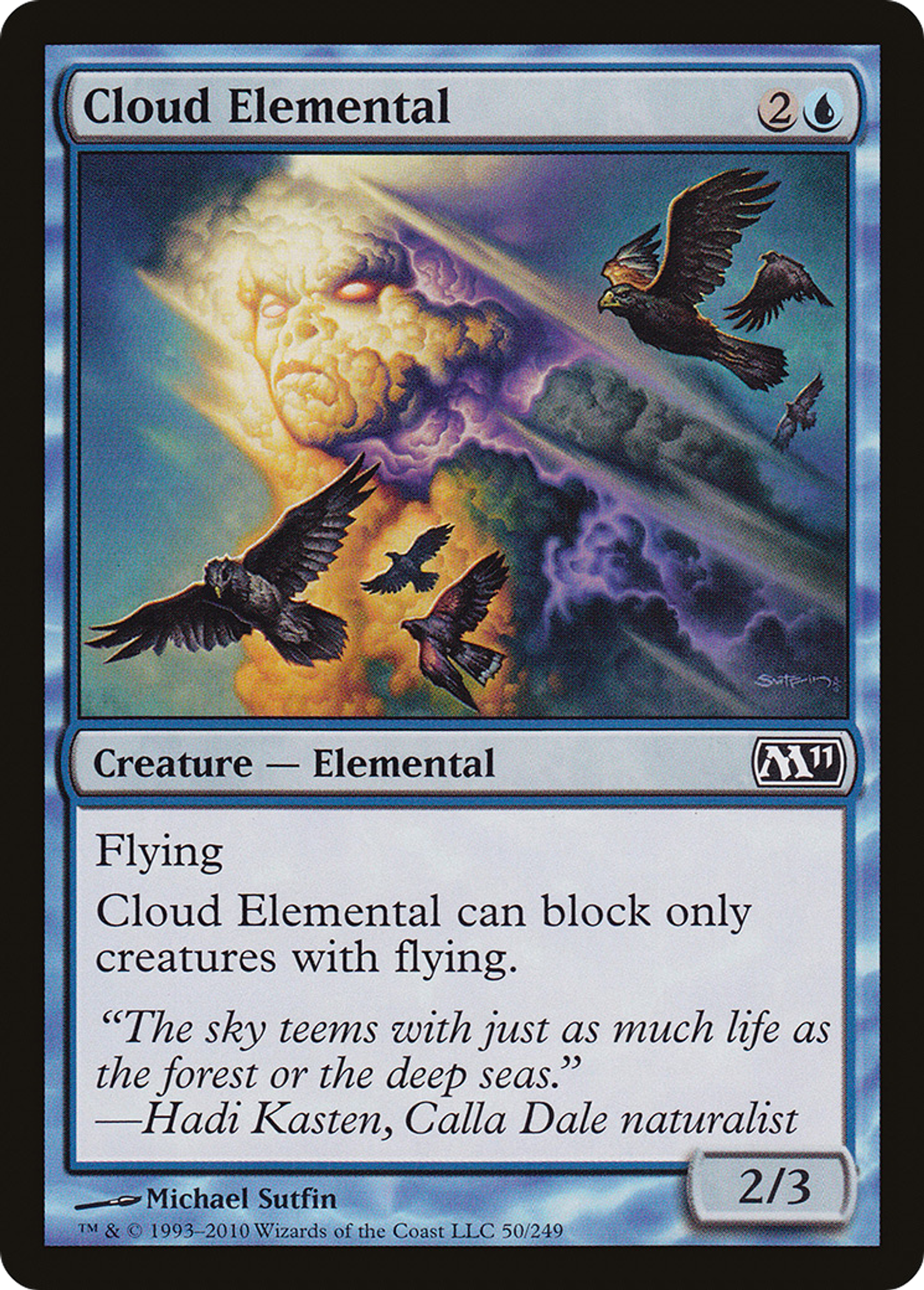 Cloud Elemental — Magic 2011 — Magic: The Gathering