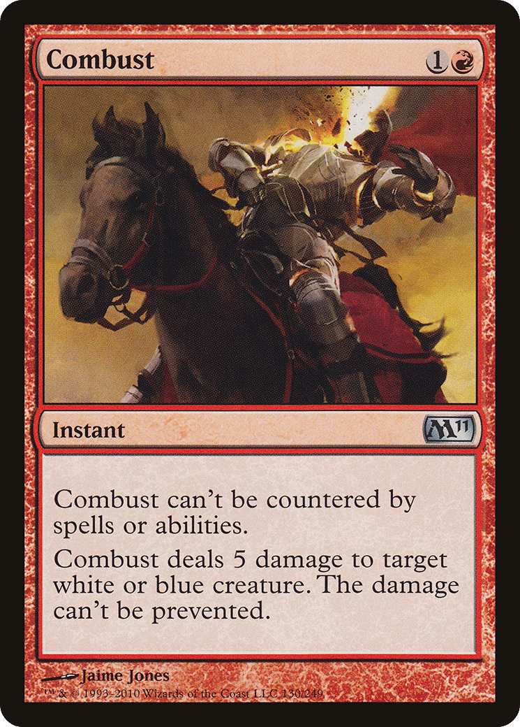 Combust — Magic 2011 — Magic: The Gathering