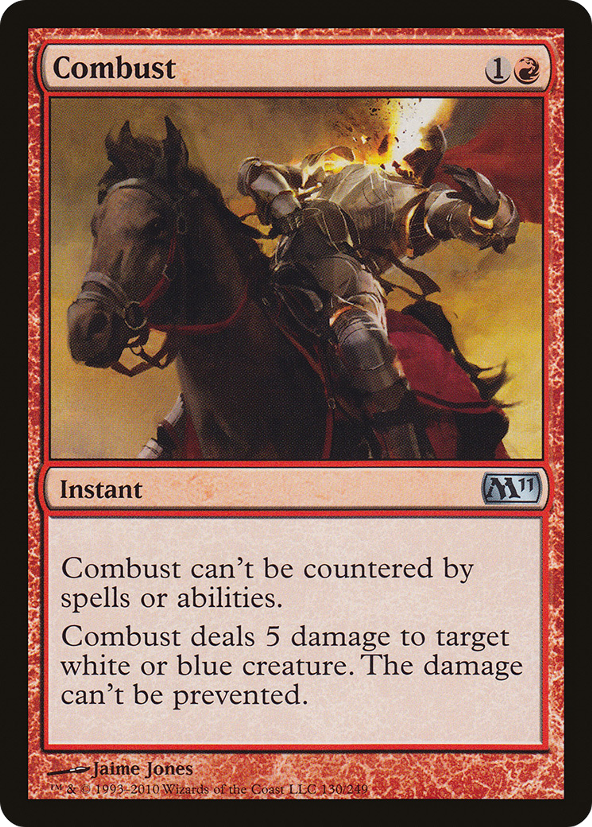 Combust — Magic 2011 — Magic: The Gathering