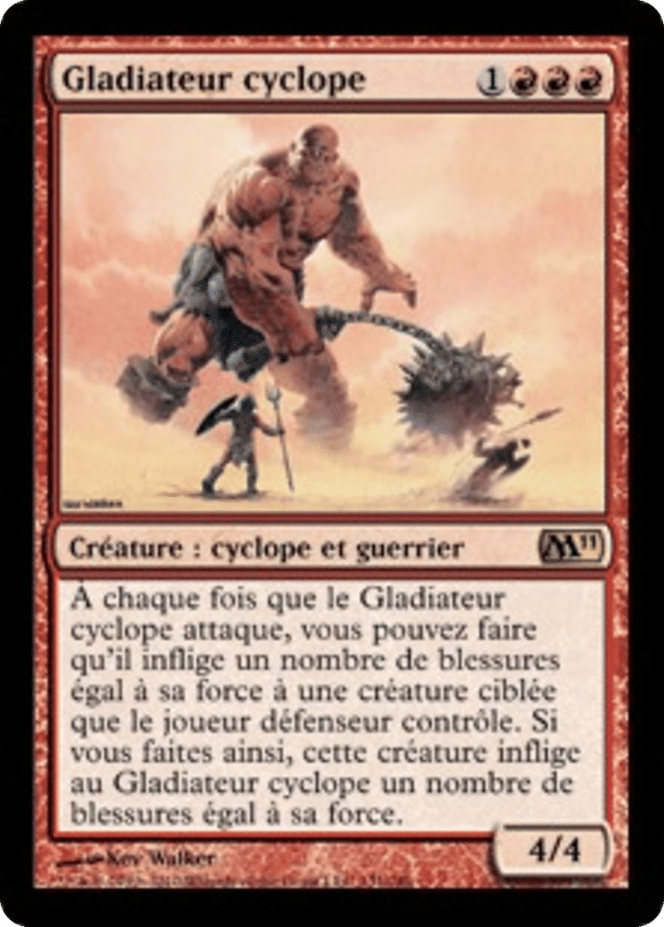 Gladiateur cyclope — Magic 2011 — Magic: The Gathering