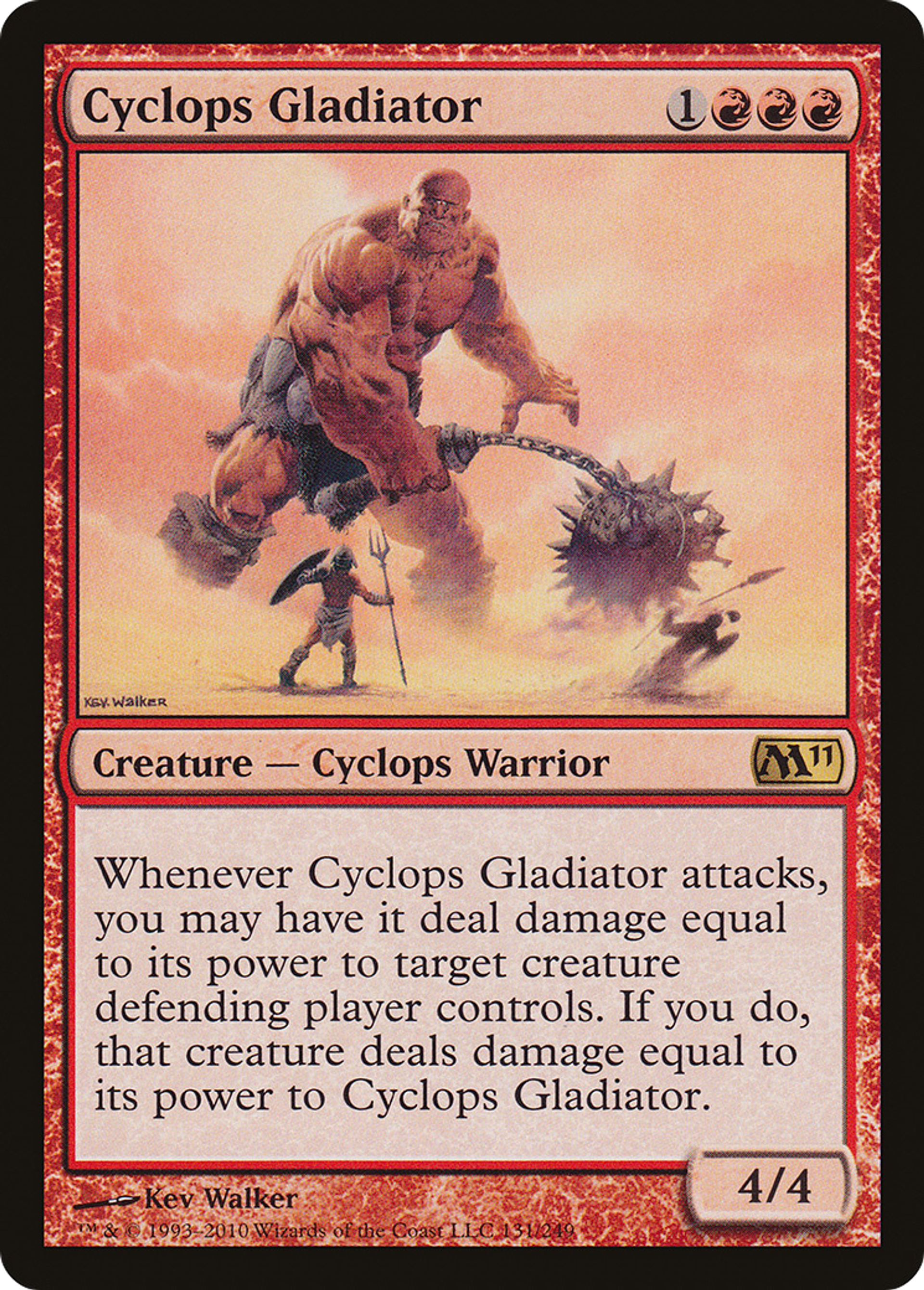 Cyclops Gladiator — Magic 2011 — Magic: The Gathering