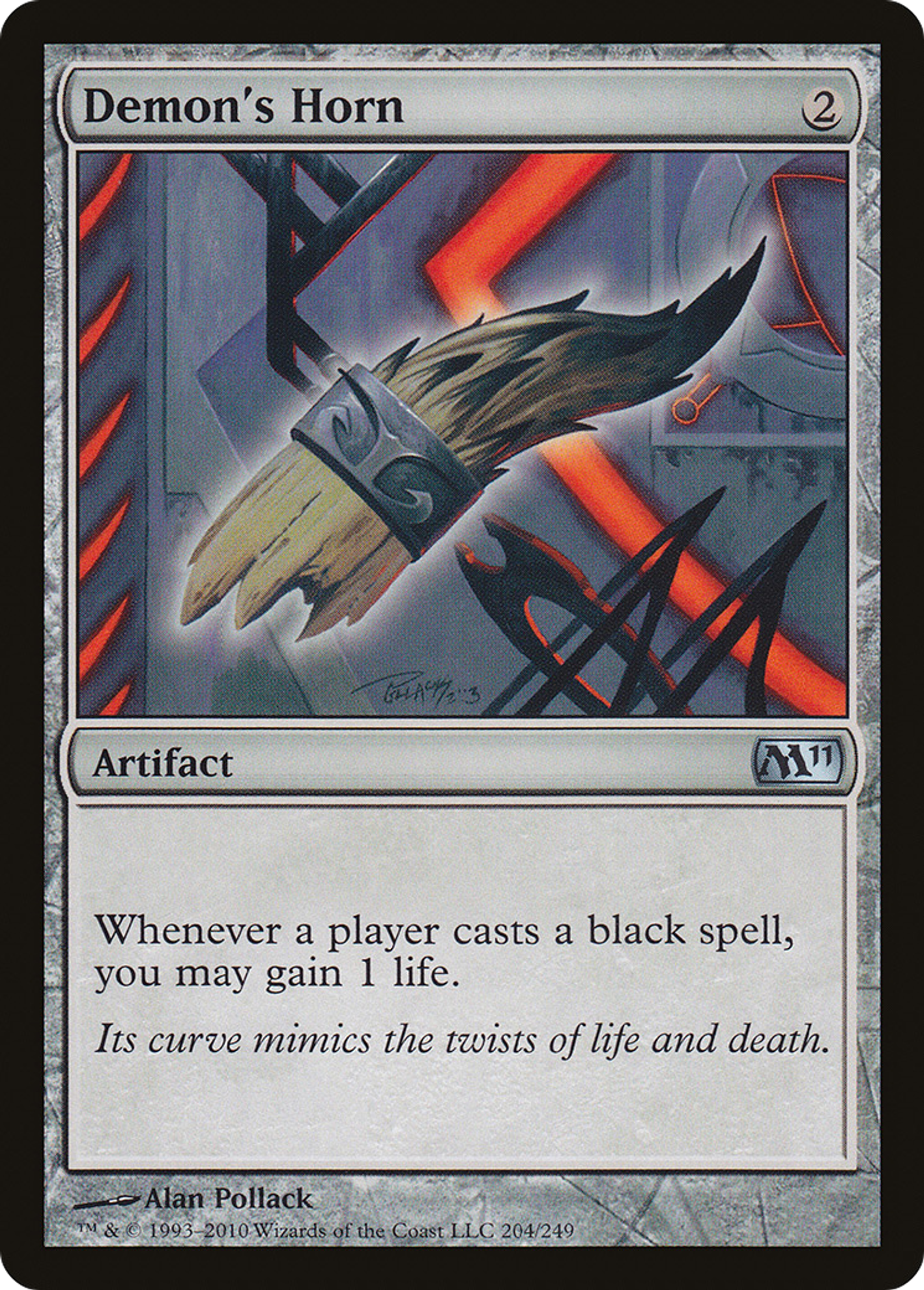 Demon's Horn — Magic 2011 — Magic: The Gathering