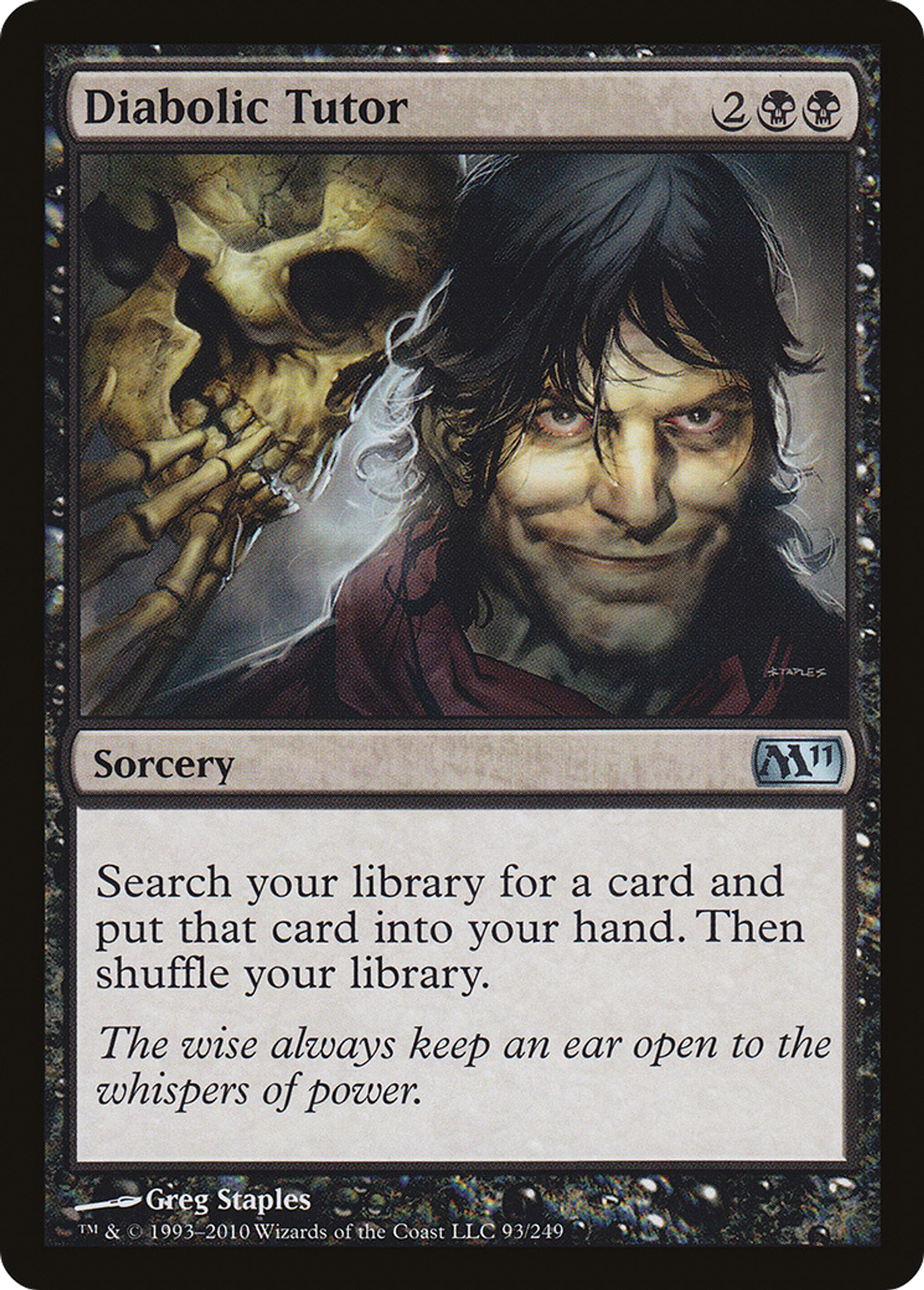 Diabolic Tutor — Magic 2011 — Magic: The Gathering