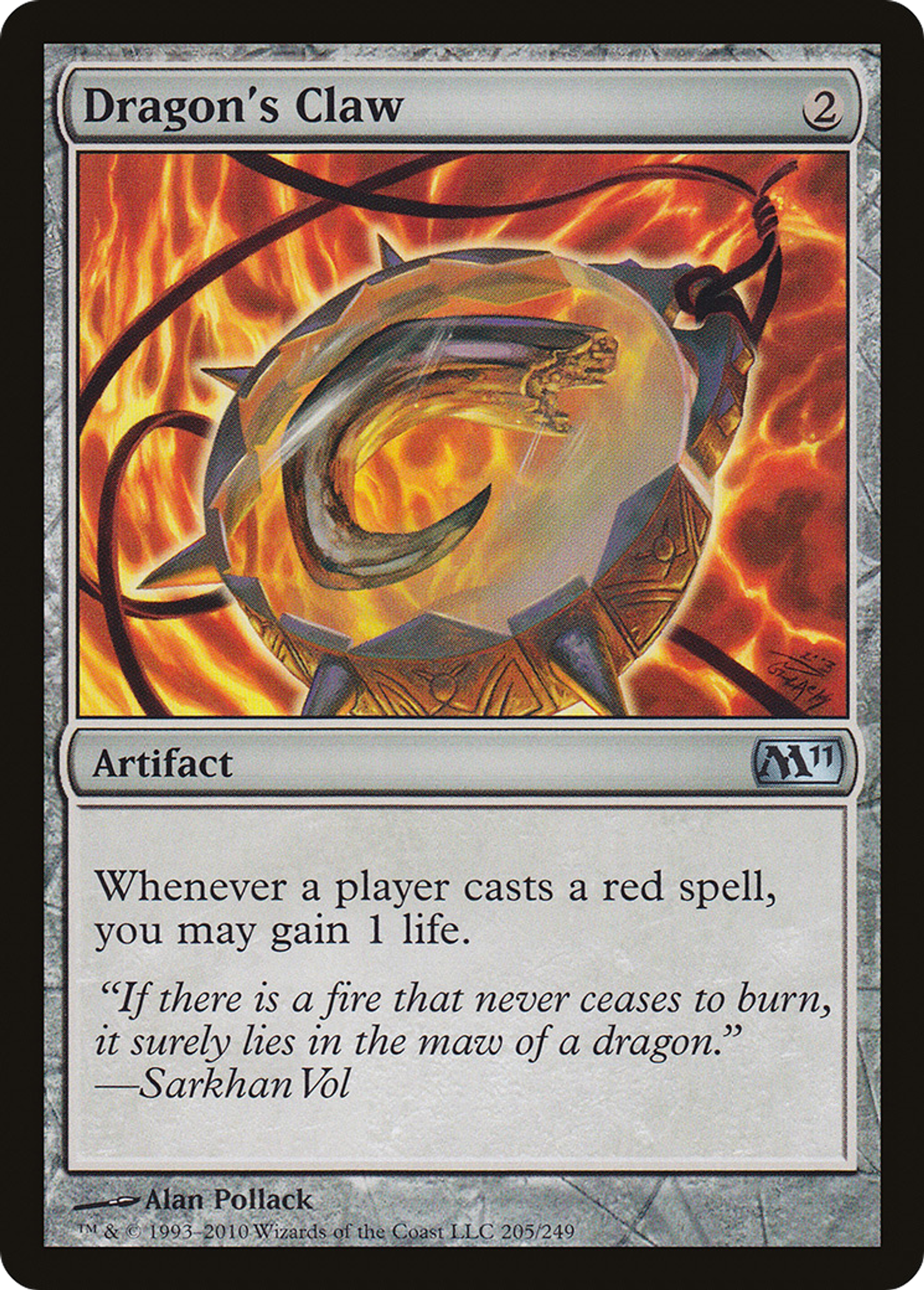 Dragon's Claw — Magic 2011 — Magic: The Gathering