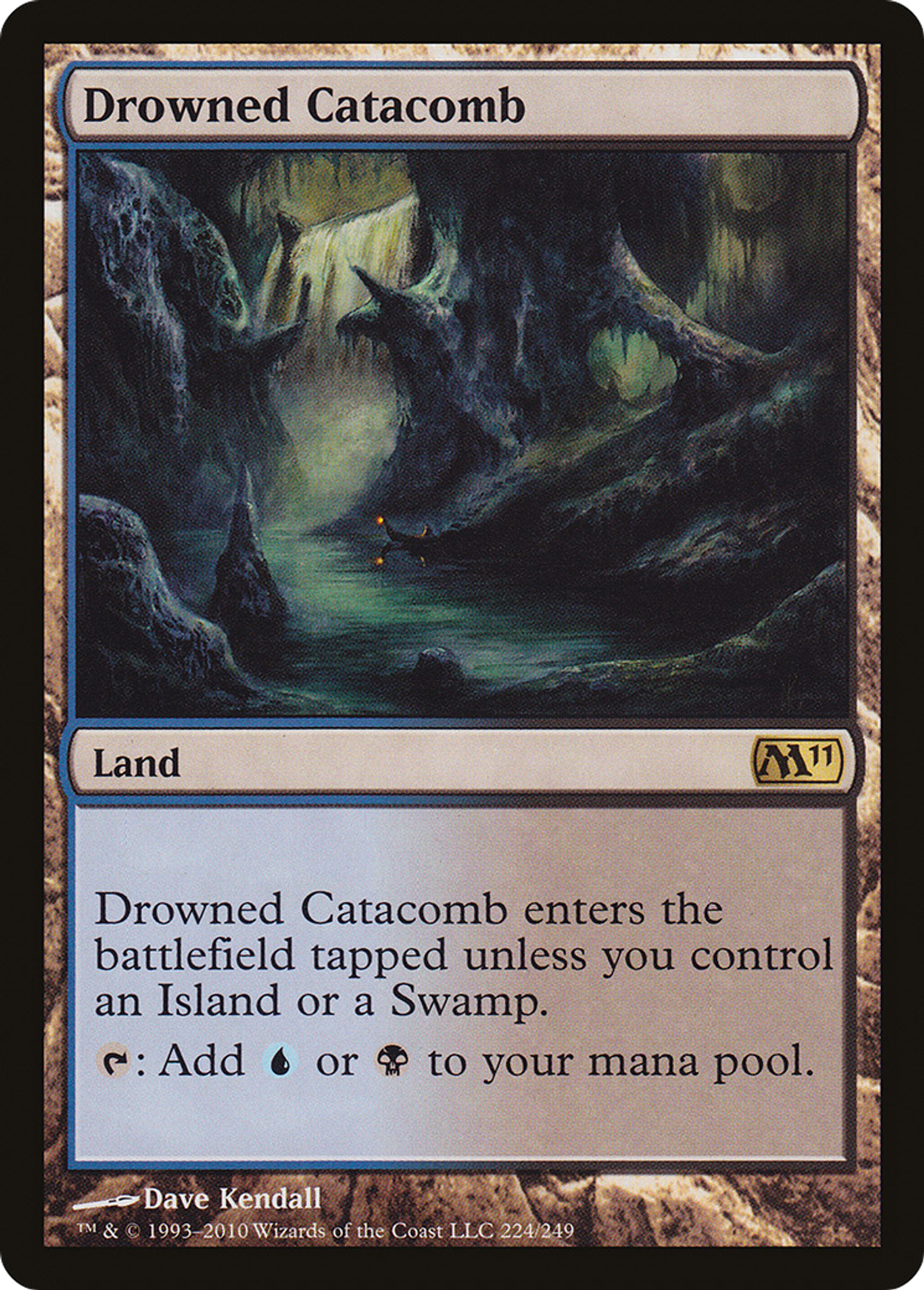 Drowned Catacomb — Magic 2011 — Magic: The Gathering