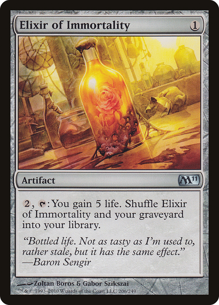 Elixir of Immortality — Magic 2011 — Magic: The Gathering