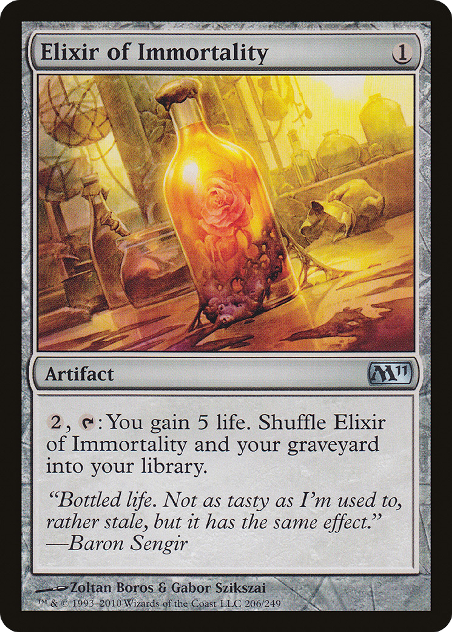 Elixir d'immortalité — Magic 2011 — Magic: The Gathering