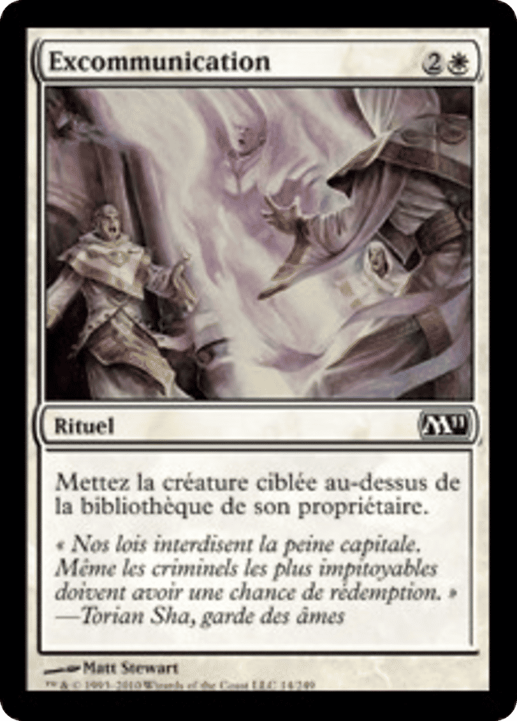 Excommunication — Magic 2011 — Magic: The Gathering