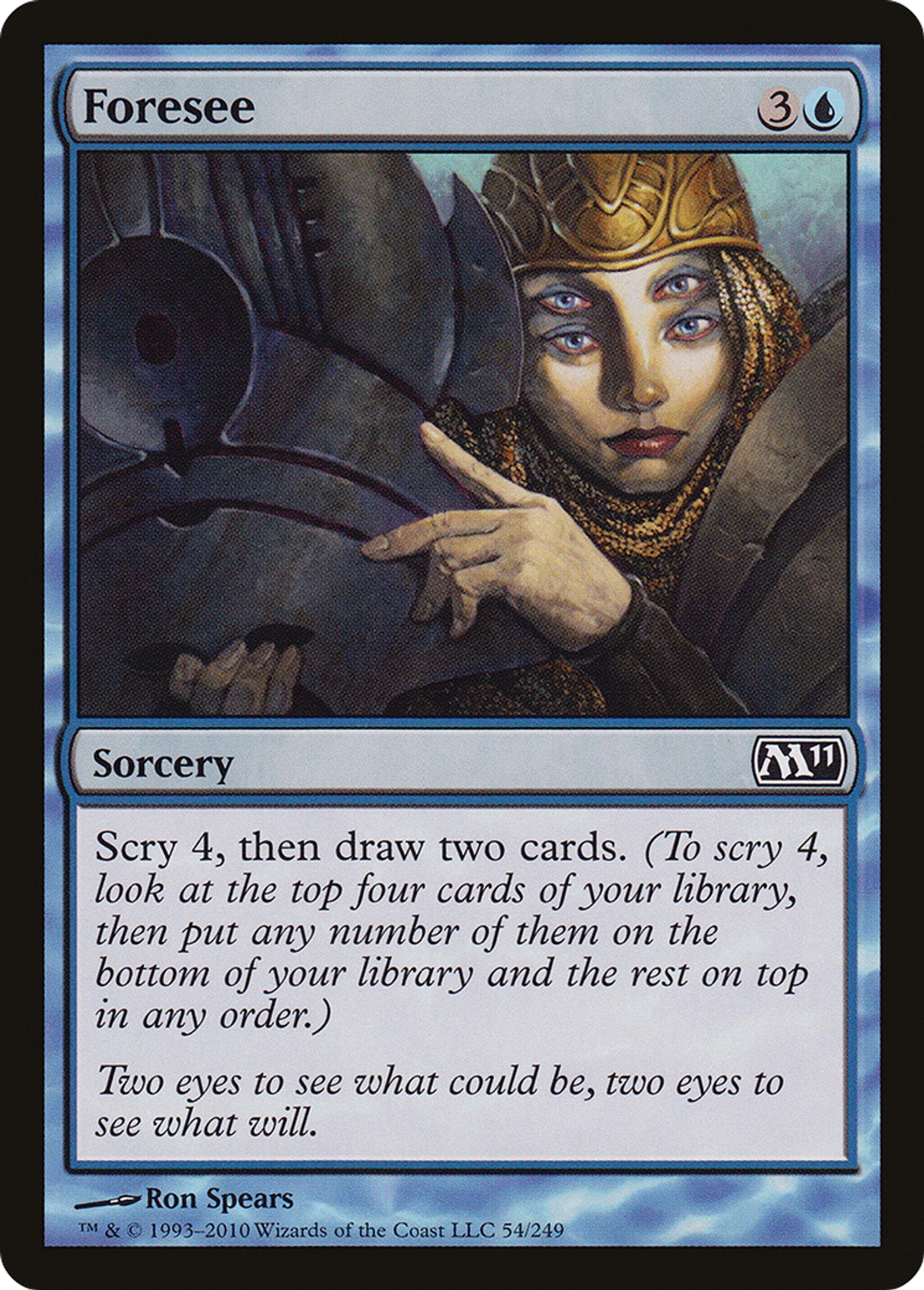 Foresee — Magic 2011 — Magic: The Gathering