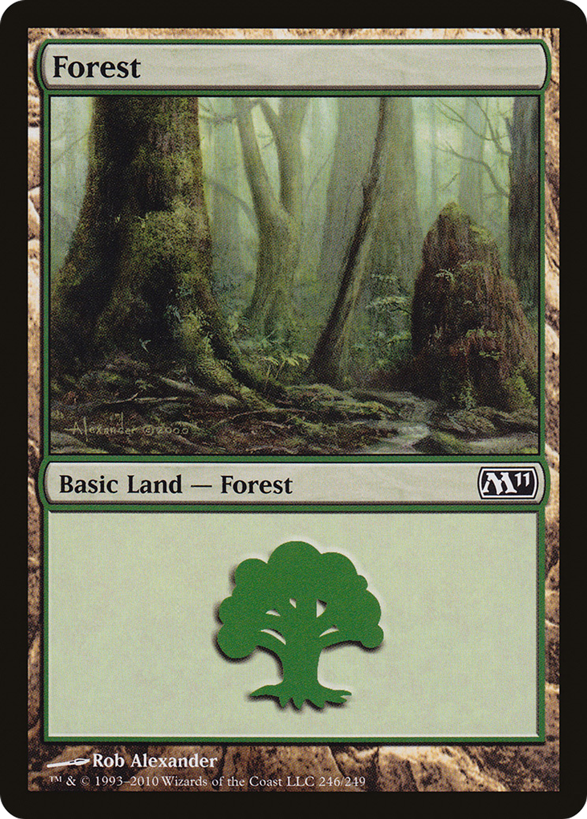 Forest — Magic 2011 — Magic: The Gathering