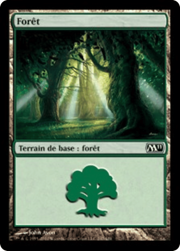 Forêt — Magic 2011 — Magic: The Gathering